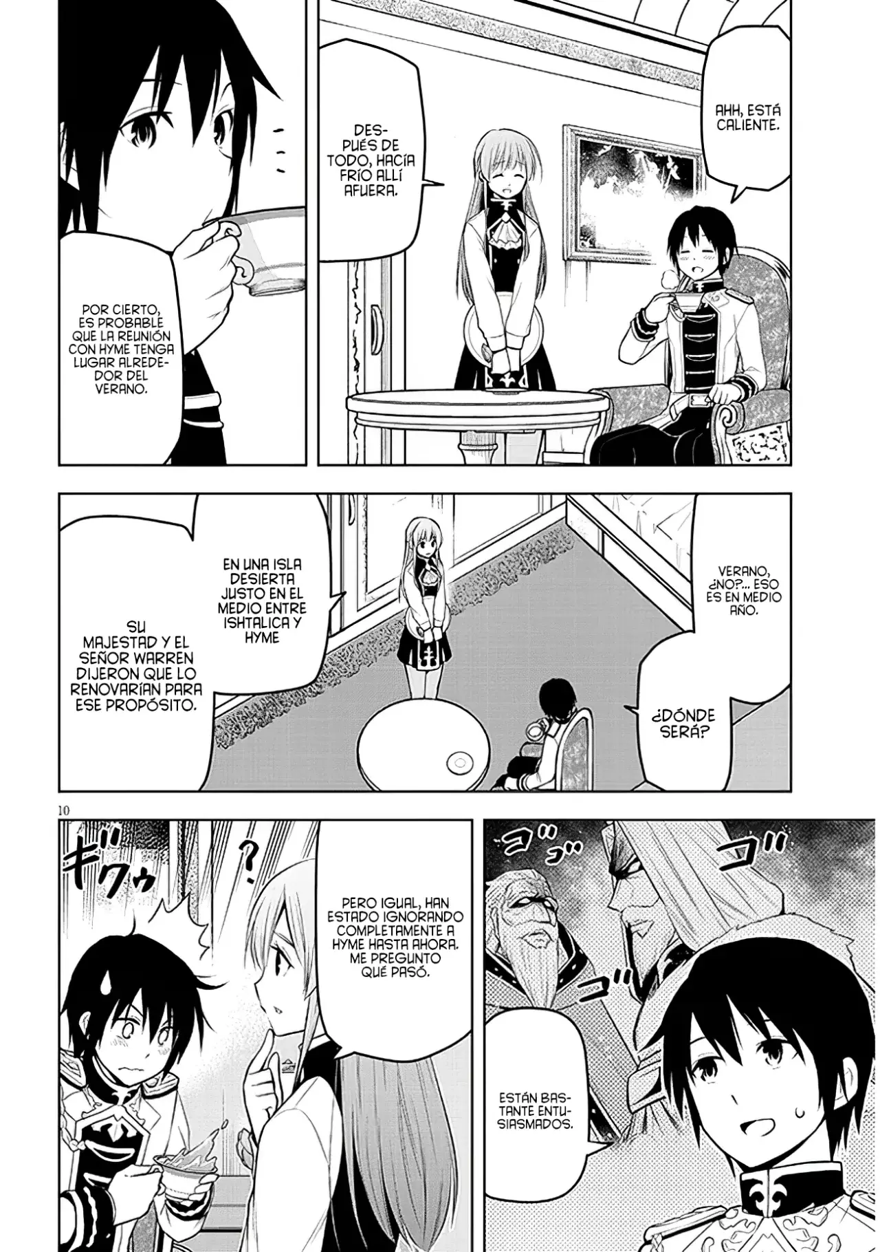 Maseki Gurume Mamono no Chikara o Tabeta Ore wa Saikyou! Capitulo 53: El Barco Dragón Marino Leviathan. página 12