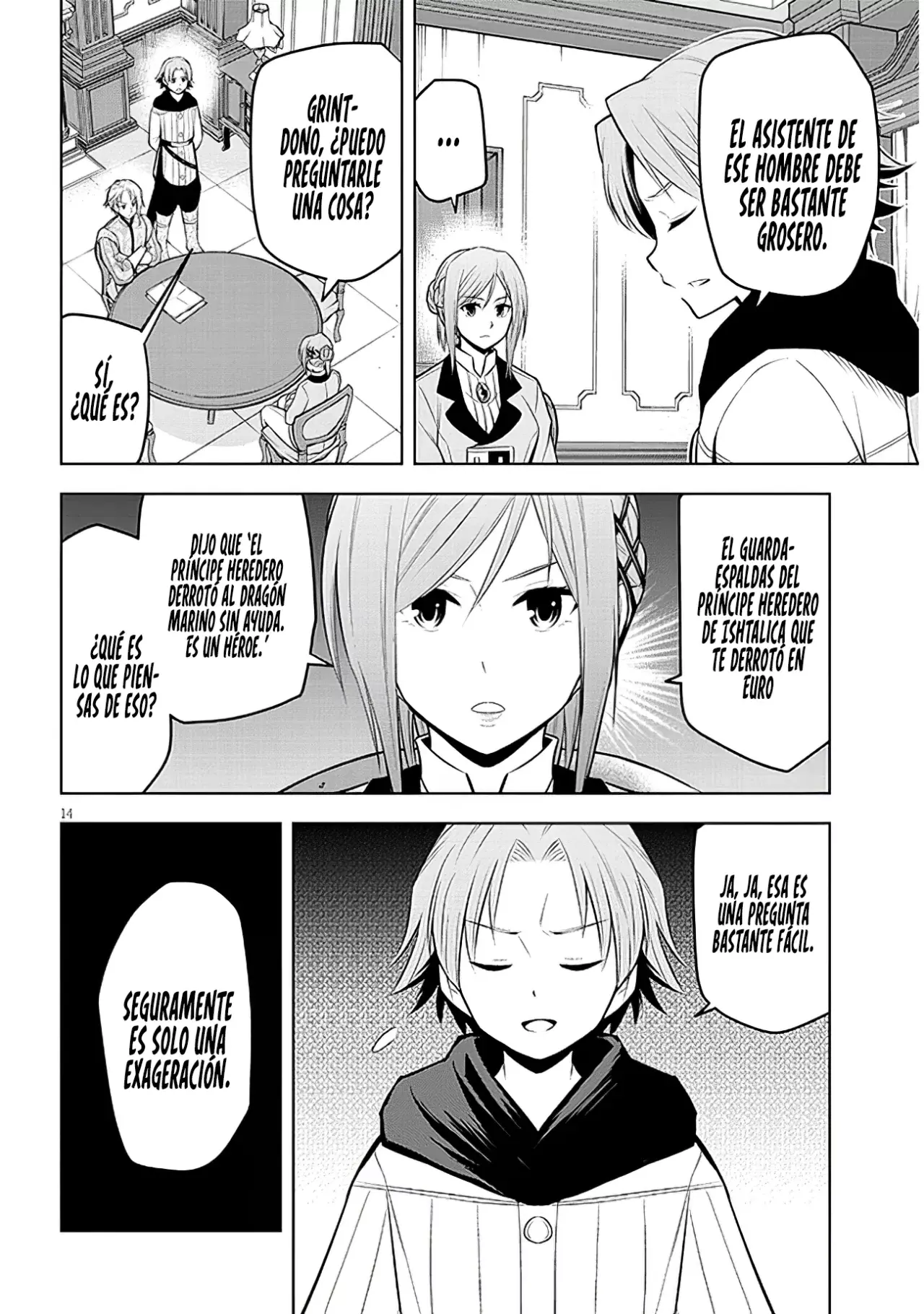 Maseki Gurume Mamono no Chikara o Tabeta Ore wa Saikyou! Capitulo 53: El Barco Dragón Marino Leviathan. página 16