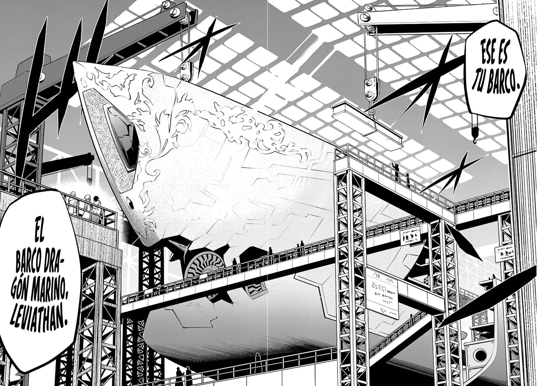 Maseki Gurume Mamono no Chikara o Tabeta Ore wa Saikyou! Capitulo 53: El Barco Dragón Marino Leviathan. página 7