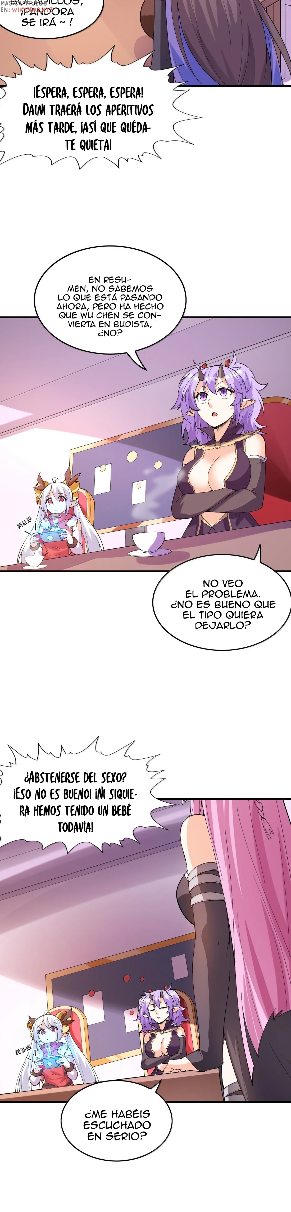 Mi harén está lleno de demonias villanas Capitulo 185 página 21