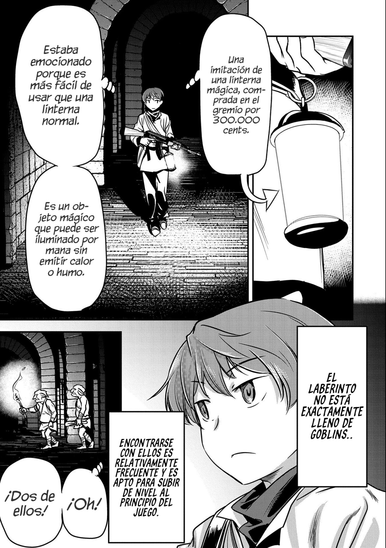 Chōnin A wa Akuyaku Reijō o Dōshite mo Sukuitai Capitulo 10: El Laberinto Goblin página 14