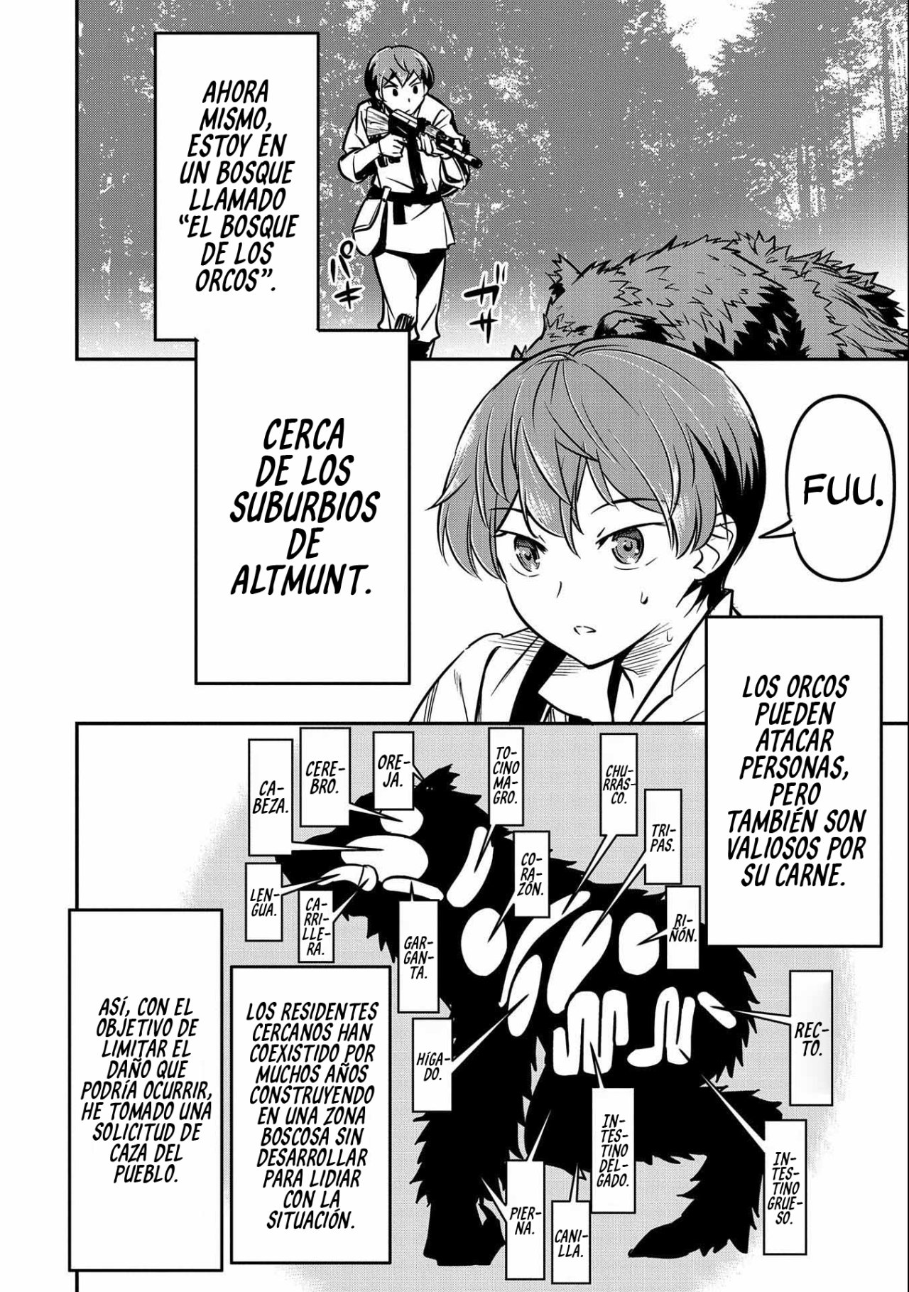 Chōnin A wa Akuyaku Reijō o Dōshite mo Sukuitai Capitulo 12: El Gran Laberinto de los Orcos página 3