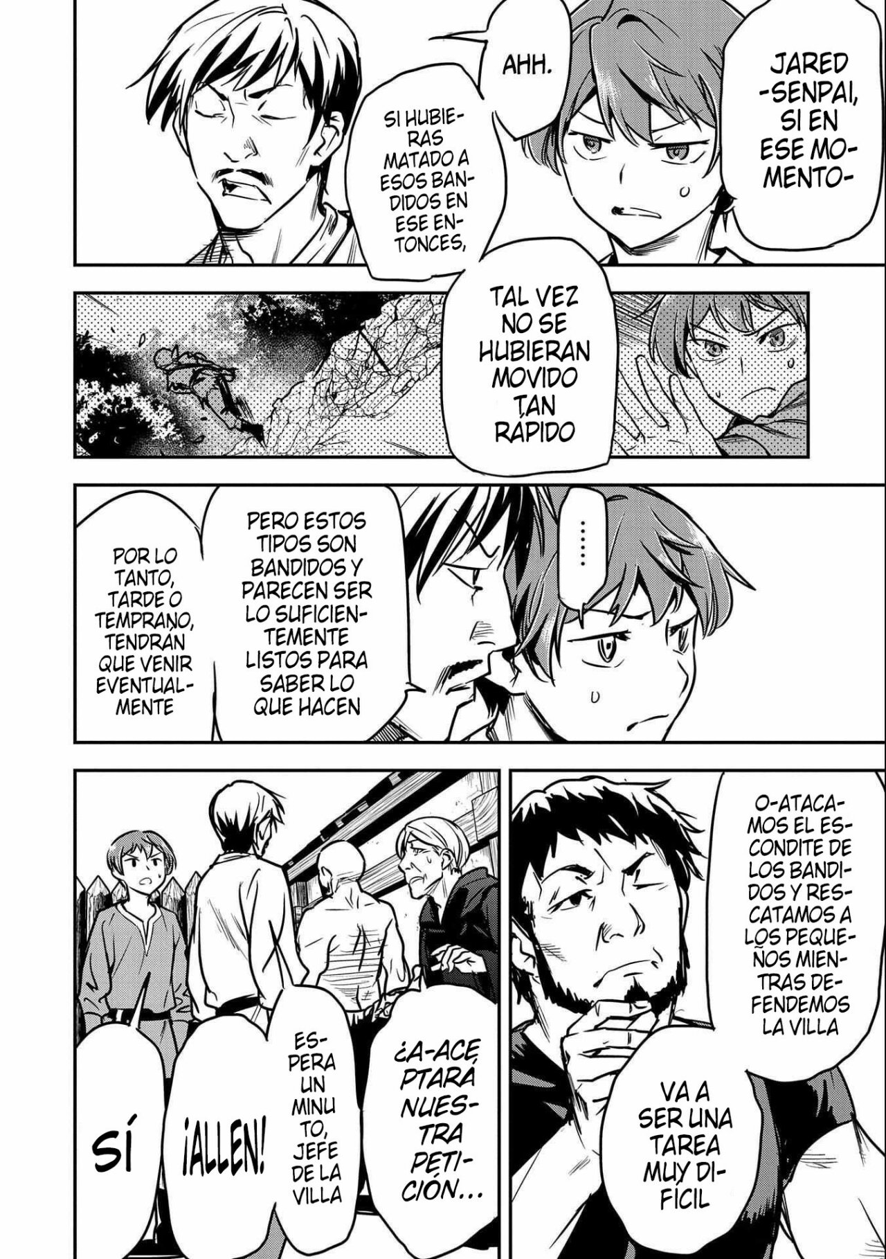 Chōnin A wa Akuyaku Reijō o Dōshite mo Sukuitai Capitulo 15: Exterminando Bandidos página 5