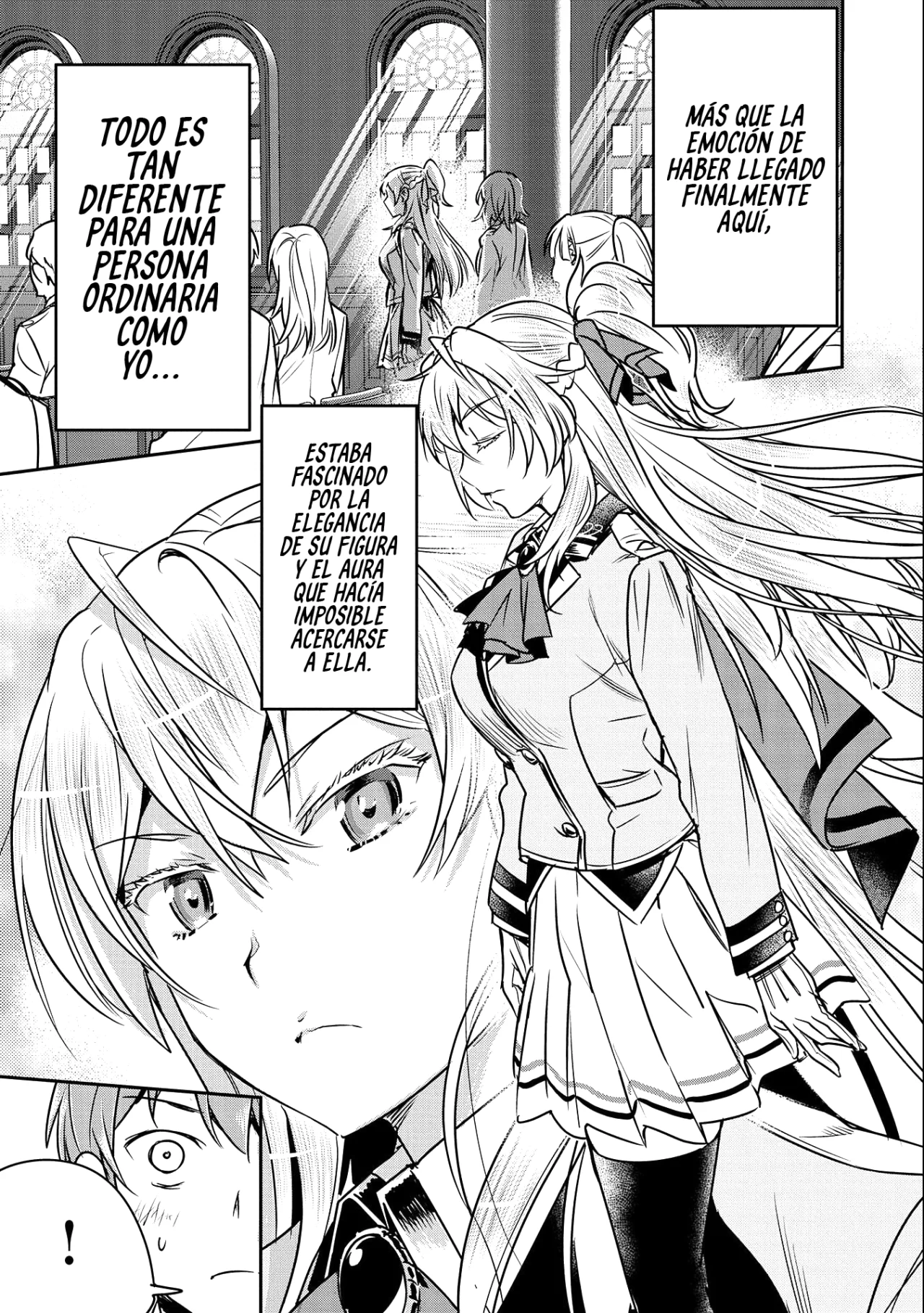 Chōnin A wa Akuyaku Reijō o Dōshite mo Sukuitai Capitulo 16: Inscripción en la escuela secundaria página 11