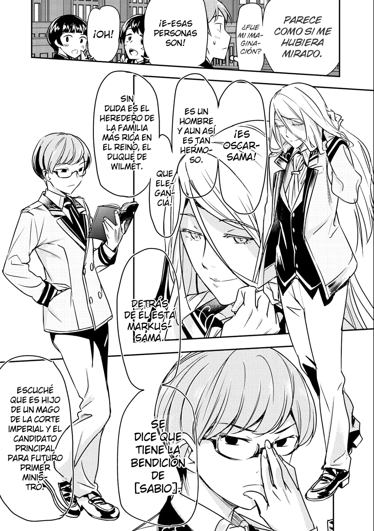 Chōnin A wa Akuyaku Reijō o Dōshite mo Sukuitai Capitulo 16: Inscripción en la escuela secundaria página 12