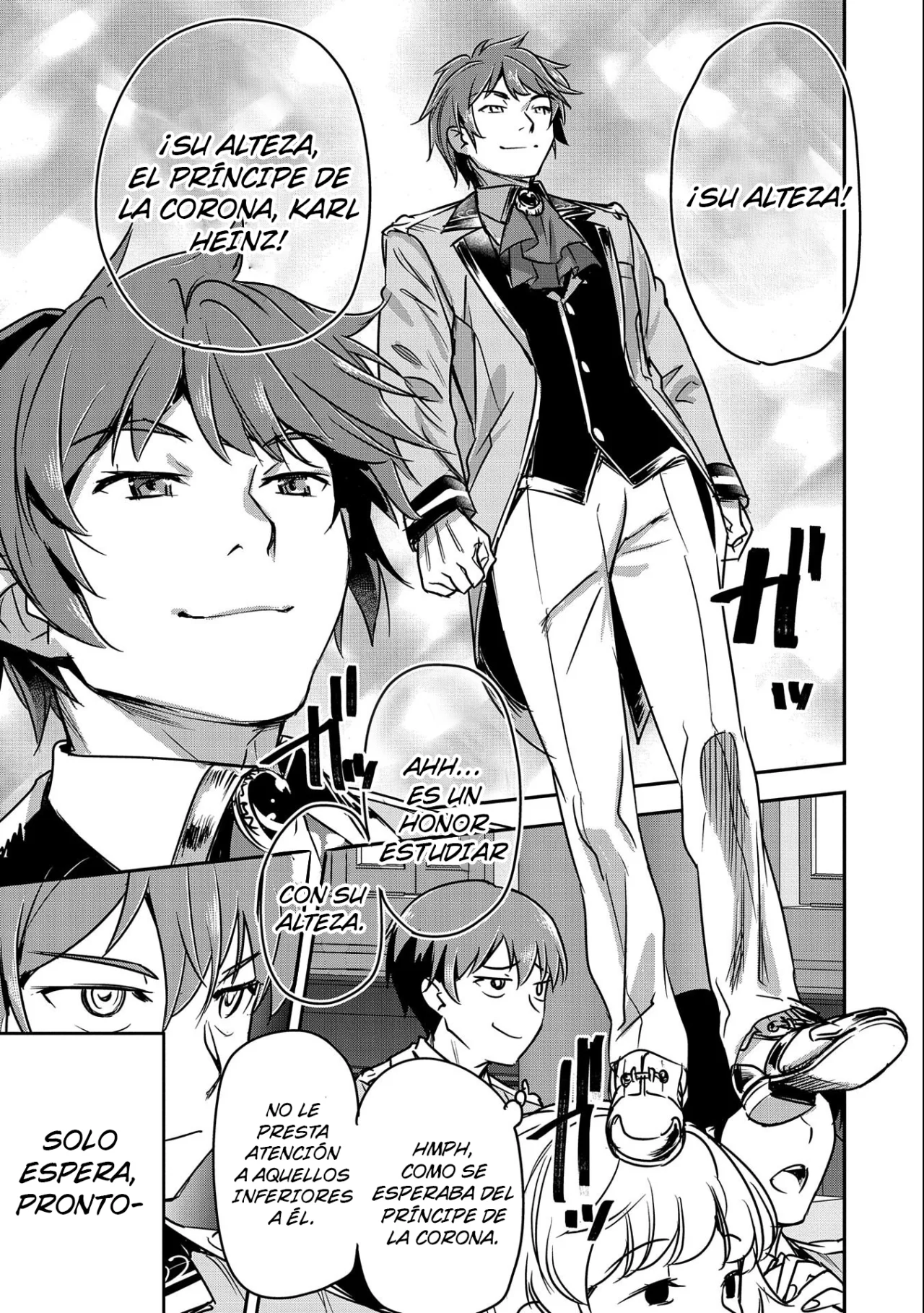 Chōnin A wa Akuyaku Reijō o Dōshite mo Sukuitai Capitulo 16: Inscripción en la escuela secundaria página 15