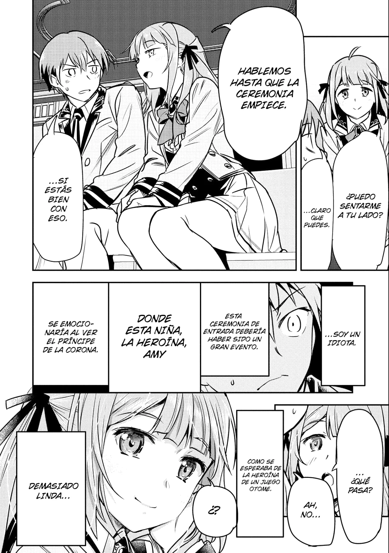 Chōnin A wa Akuyaku Reijō o Dōshite mo Sukuitai Capitulo 16: Inscripción en la escuela secundaria página 18