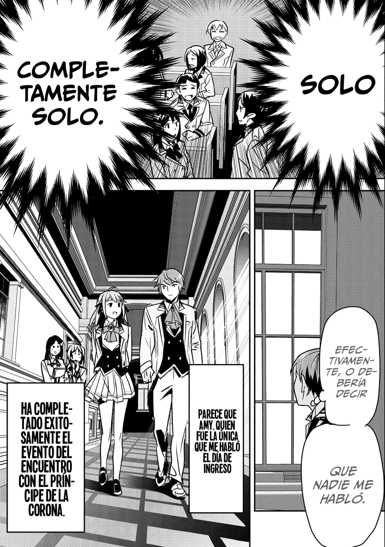 Chōnin A wa Akuyaku Reijō o Dōshite mo Sukuitai Capitulo 16: Inscripción en la escuela secundaria página 20
