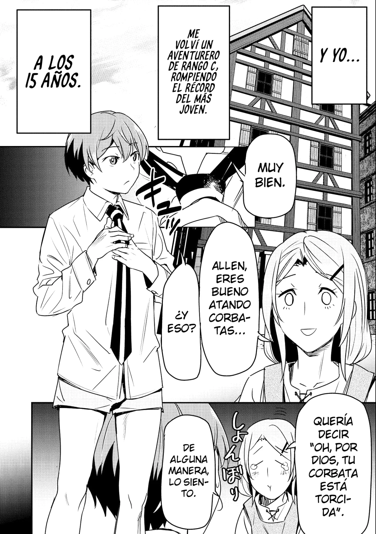 Chōnin A wa Akuyaku Reijō o Dōshite mo Sukuitai Capitulo 16: Inscripción en la escuela secundaria página 6