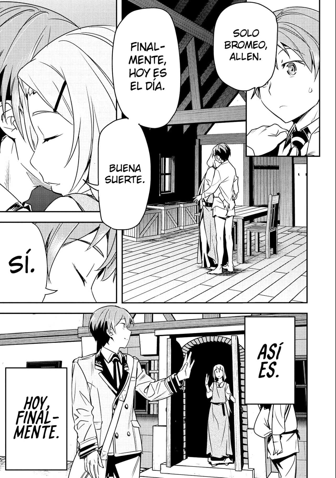 Chōnin A wa Akuyaku Reijō o Dōshite mo Sukuitai Capitulo 16: Inscripción en la escuela secundaria página 7