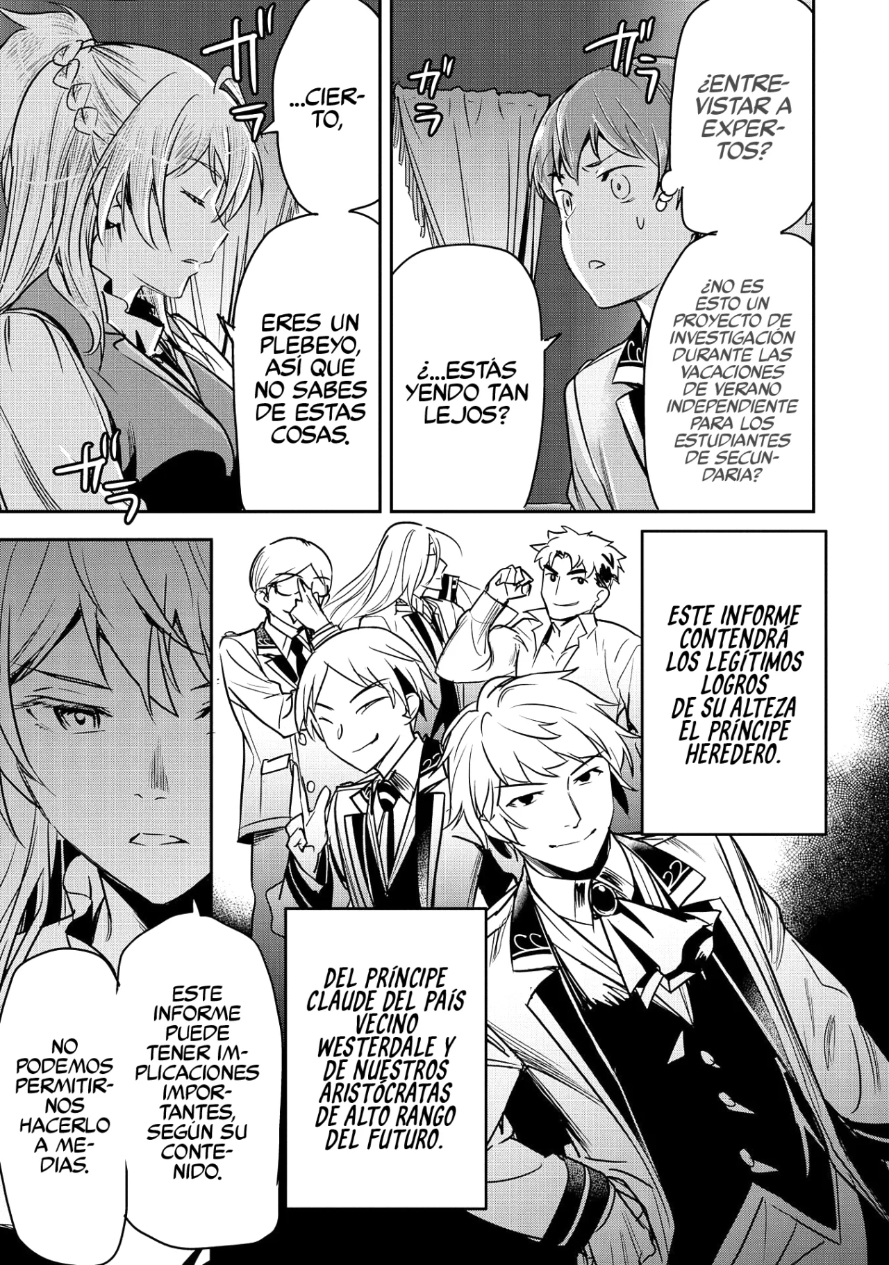 Chōnin A wa Akuyaku Reijō o Dōshite mo Sukuitai Capitulo 18: Futura Reina página 8