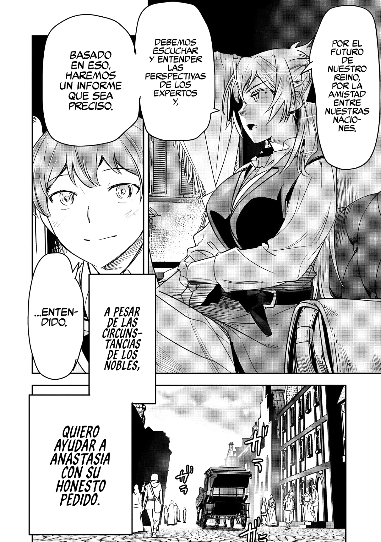 Chōnin A wa Akuyaku Reijō o Dōshite mo Sukuitai Capitulo 18: Futura Reina página 9