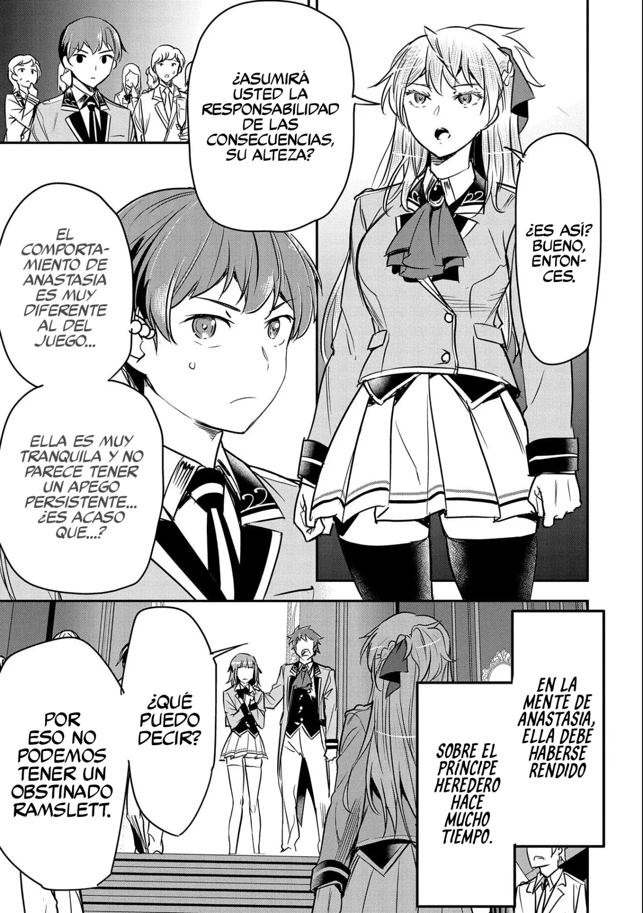 Chōnin A wa Akuyaku Reijō o Dōshite mo Sukuitai Capitulo 21: Guantes página 4
