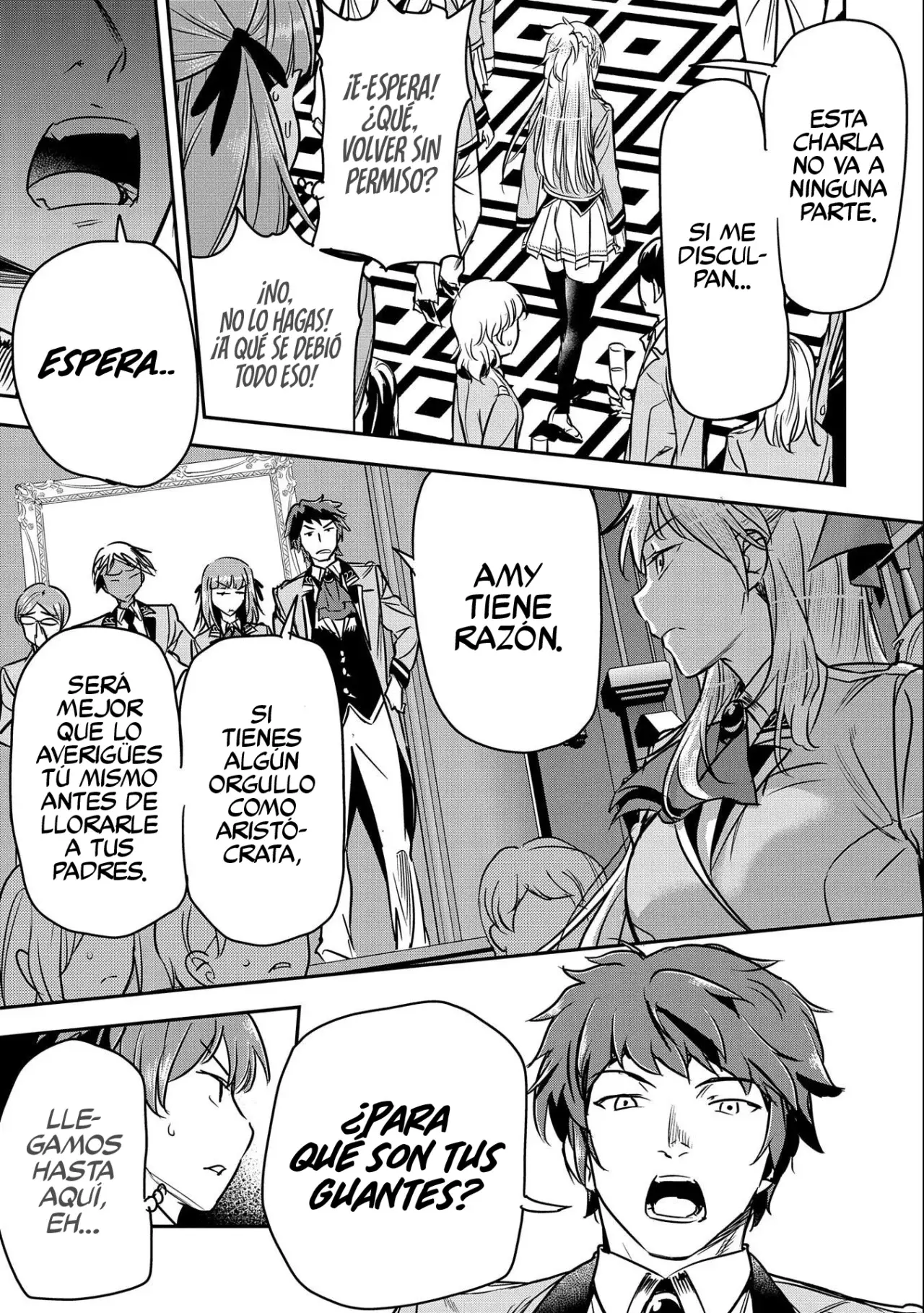 Chōnin A wa Akuyaku Reijō o Dōshite mo Sukuitai Capitulo 21: Guantes página 6