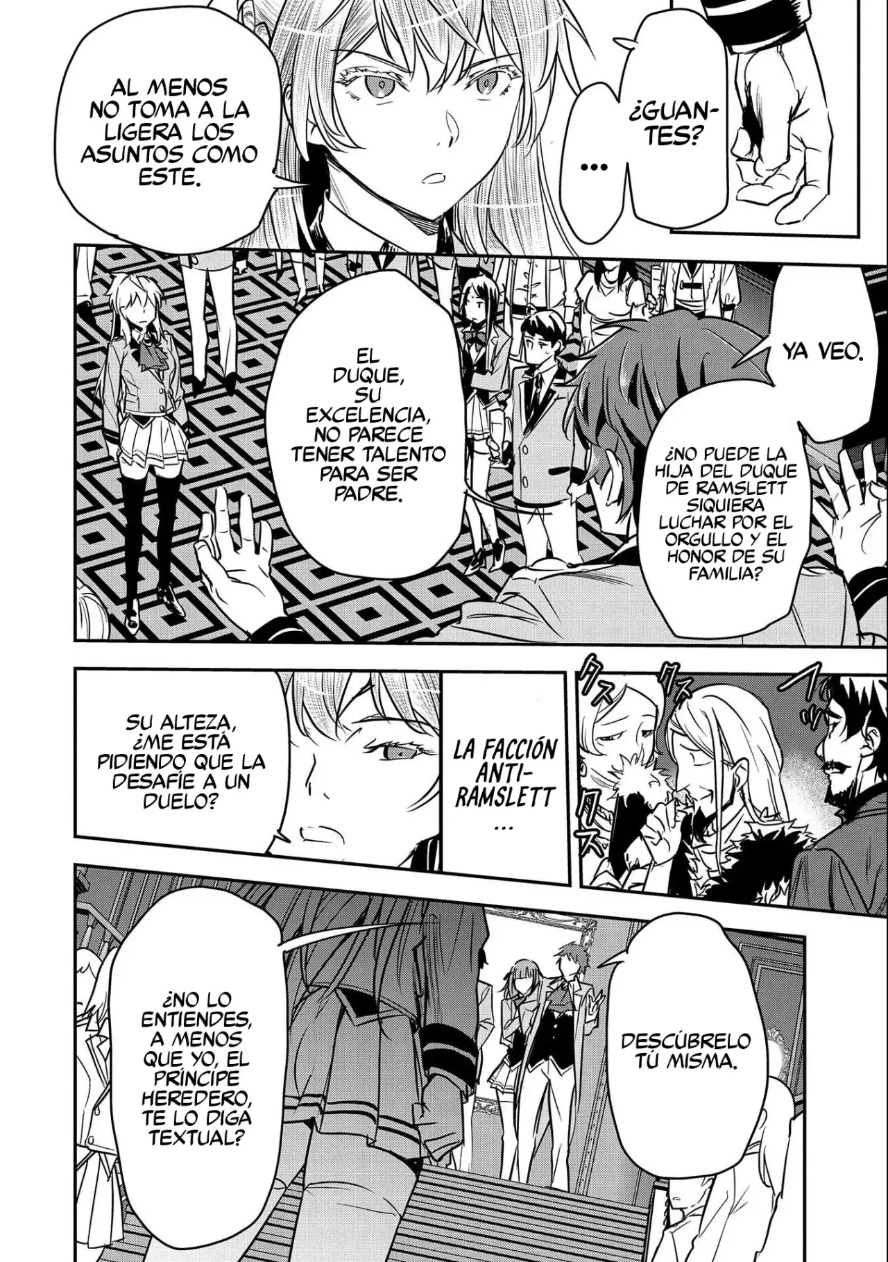 Chōnin A wa Akuyaku Reijō o Dōshite mo Sukuitai Capitulo 21: Guantes página 7