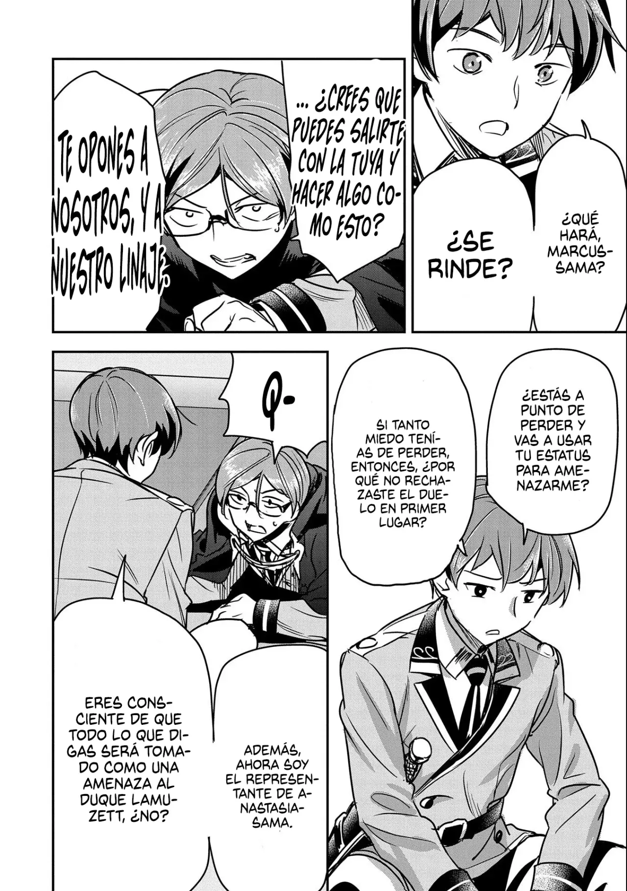 Chōnin A wa Akuyaku Reijō o Dōshite mo Sukuitai Capitulo 22: Allen en un duelo contra 5 página 16