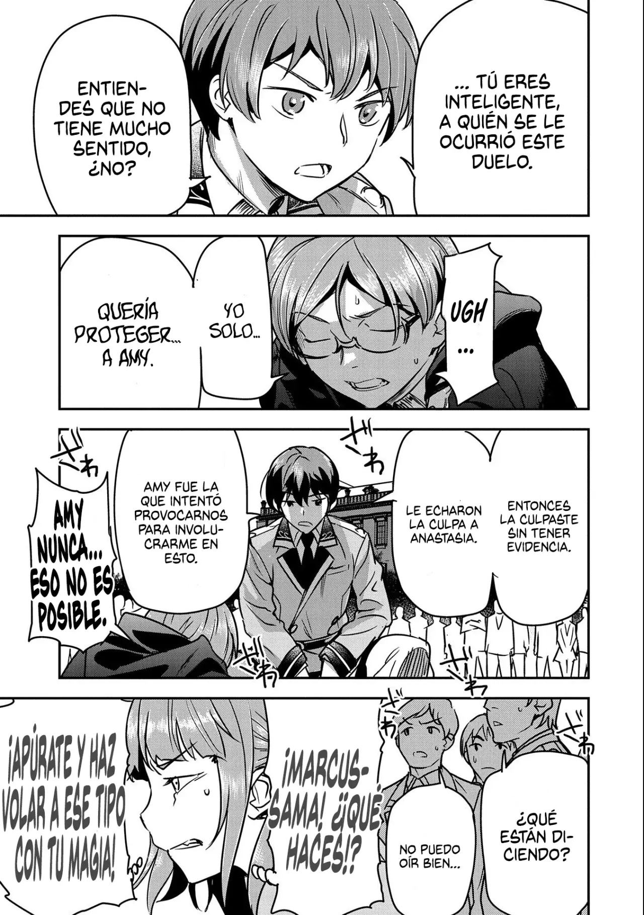 Chōnin A wa Akuyaku Reijō o Dōshite mo Sukuitai Capitulo 22: Allen en un duelo contra 5 página 17