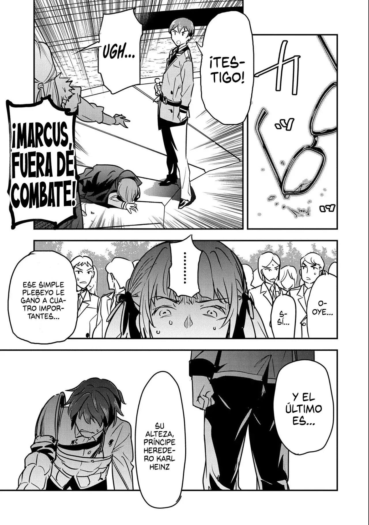 Chōnin A wa Akuyaku Reijō o Dōshite mo Sukuitai Capitulo 22: Allen en un duelo contra 5 página 19