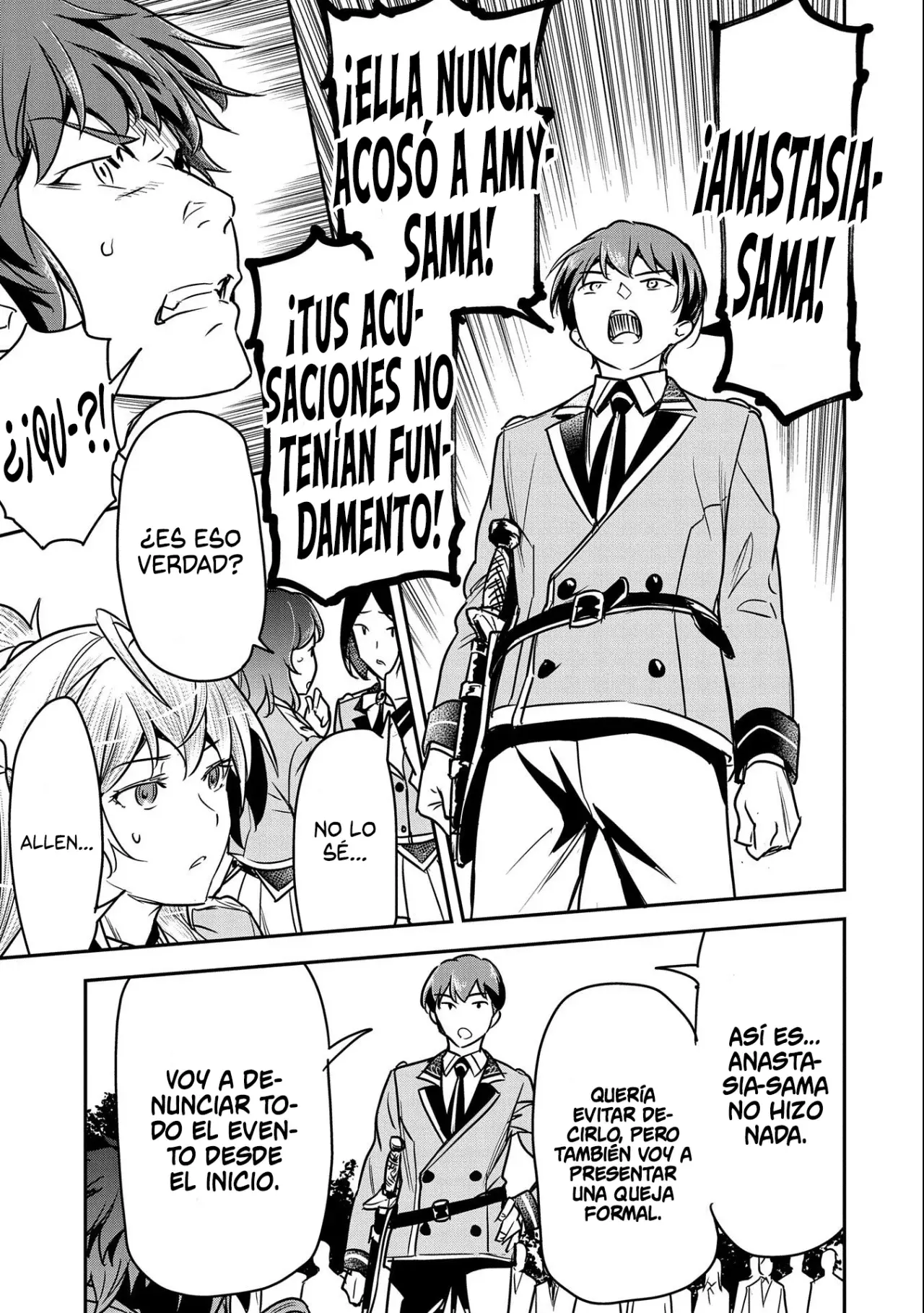 Chōnin A wa Akuyaku Reijō o Dōshite mo Sukuitai Capitulo 22: Allen en un duelo contra 5 página 21