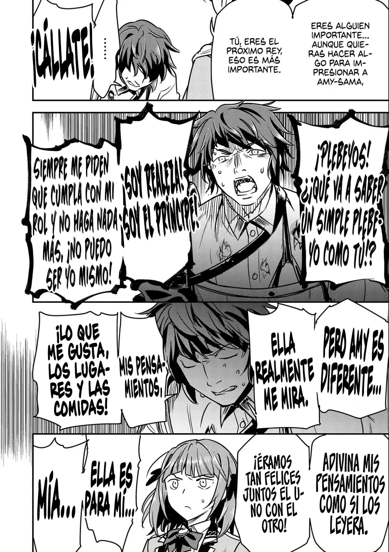 Chōnin A wa Akuyaku Reijō o Dōshite mo Sukuitai Capitulo 22: Allen en un duelo contra 5 página 22
