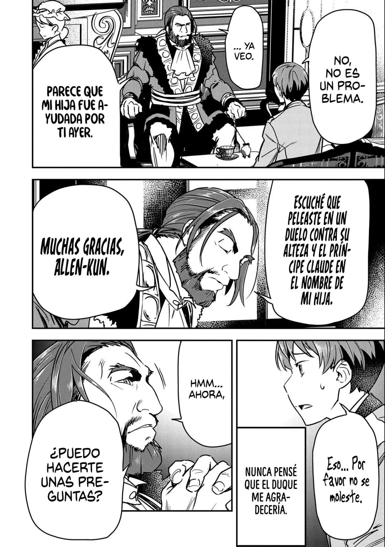 Chōnin A wa Akuyaku Reijō o Dōshite mo Sukuitai Capitulo 24: El Aldeano A es Convocado página 10