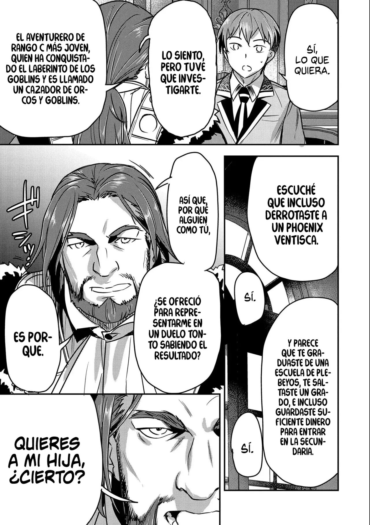 Chōnin A wa Akuyaku Reijō o Dōshite mo Sukuitai Capitulo 24: El Aldeano A es Convocado página 11