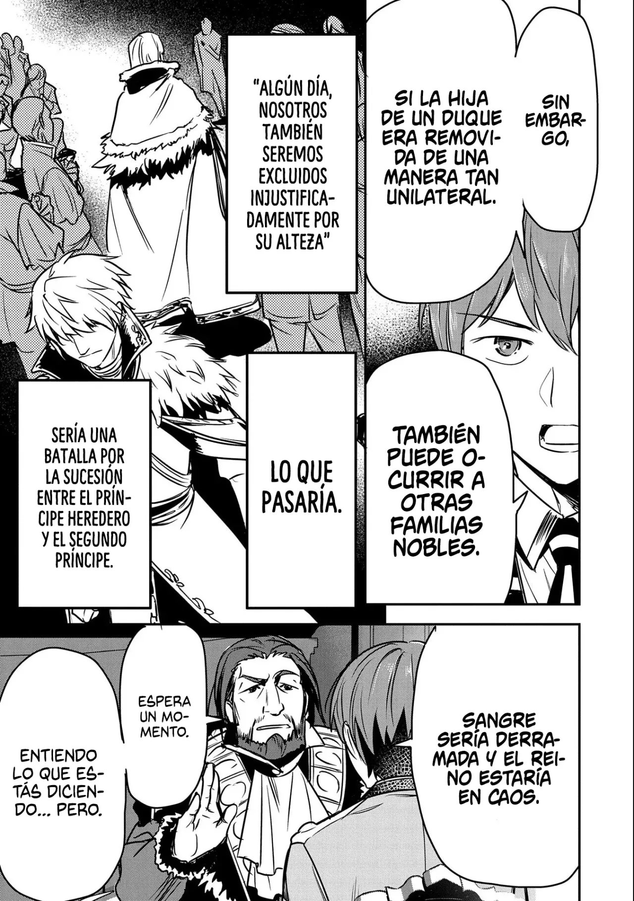 Chōnin A wa Akuyaku Reijō o Dōshite mo Sukuitai Capitulo 24: El Aldeano A es Convocado página 15