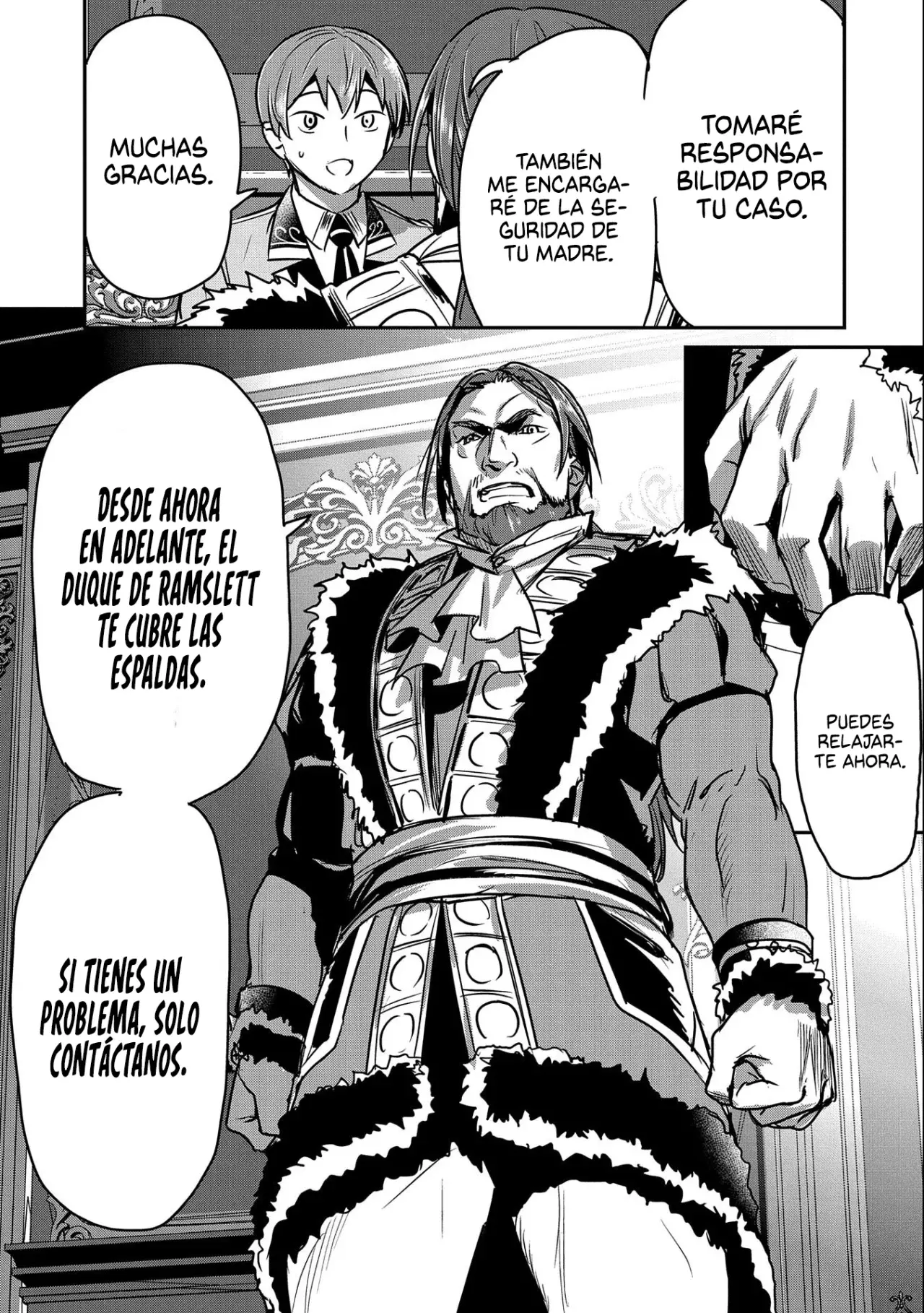 Chōnin A wa Akuyaku Reijō o Dōshite mo Sukuitai Capitulo 24: El Aldeano A es Convocado página 17