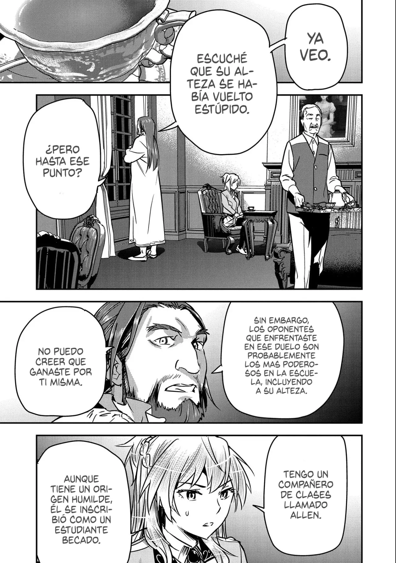 Chōnin A wa Akuyaku Reijō o Dōshite mo Sukuitai Capitulo 24: El Aldeano A es Convocado página 21