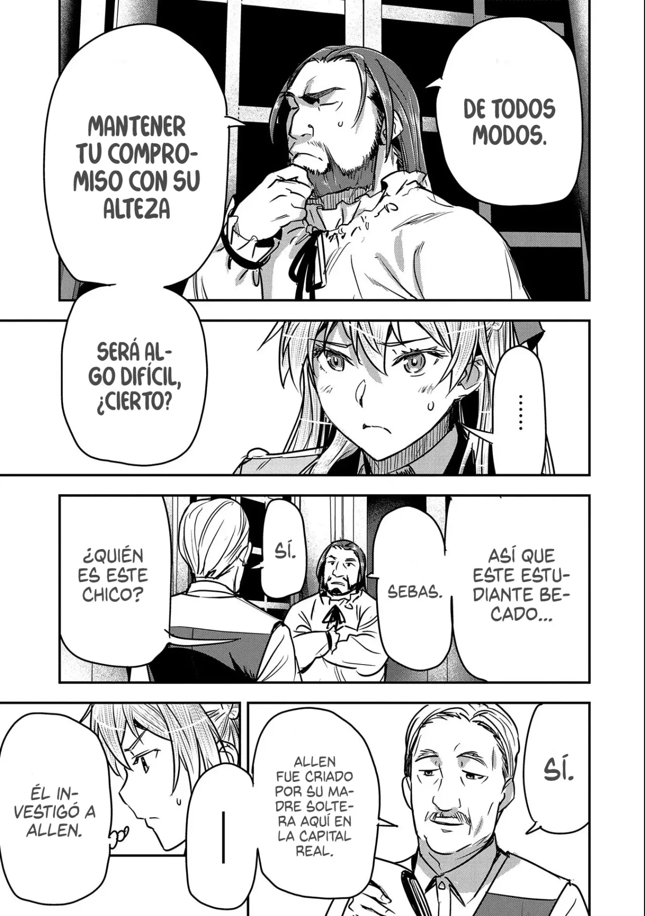 Chōnin A wa Akuyaku Reijō o Dōshite mo Sukuitai Capitulo 24: El Aldeano A es Convocado página 23