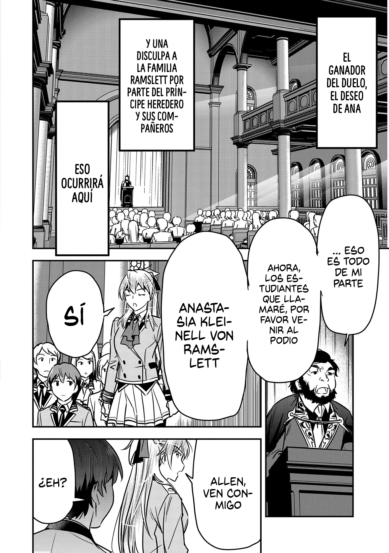 Chōnin A wa Akuyaku Reijō o Dōshite mo Sukuitai Capitulo 26: disculpa y declaración. página 14