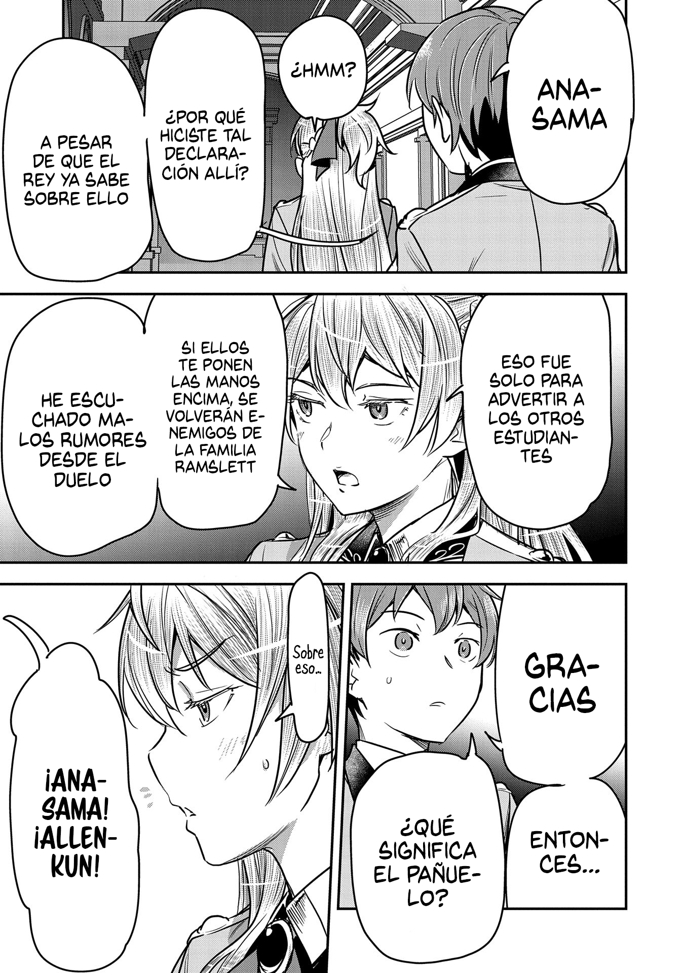 Chōnin A wa Akuyaku Reijō o Dōshite mo Sukuitai Capitulo 26: disculpa y declaración. página 25