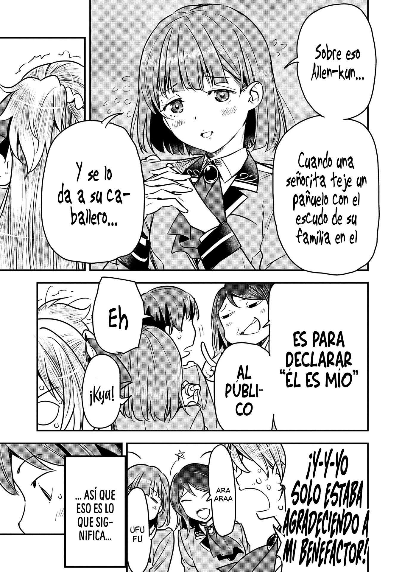 Chōnin A wa Akuyaku Reijō o Dōshite mo Sukuitai Capitulo 26: disculpa y declaración. página 27