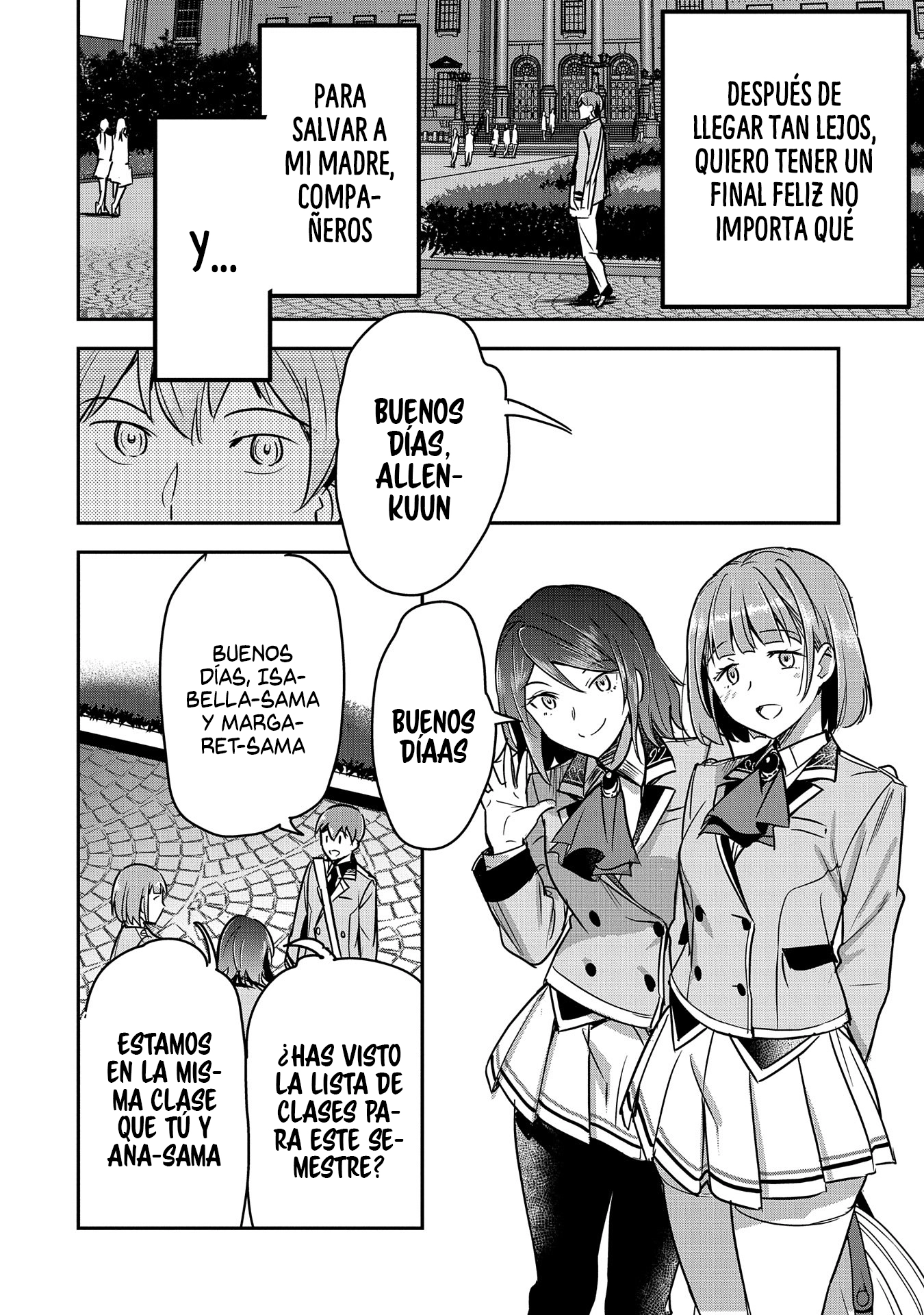 Chōnin A wa Akuyaku Reijō o Dōshite mo Sukuitai Capitulo 26: disculpa y declaración. página 8