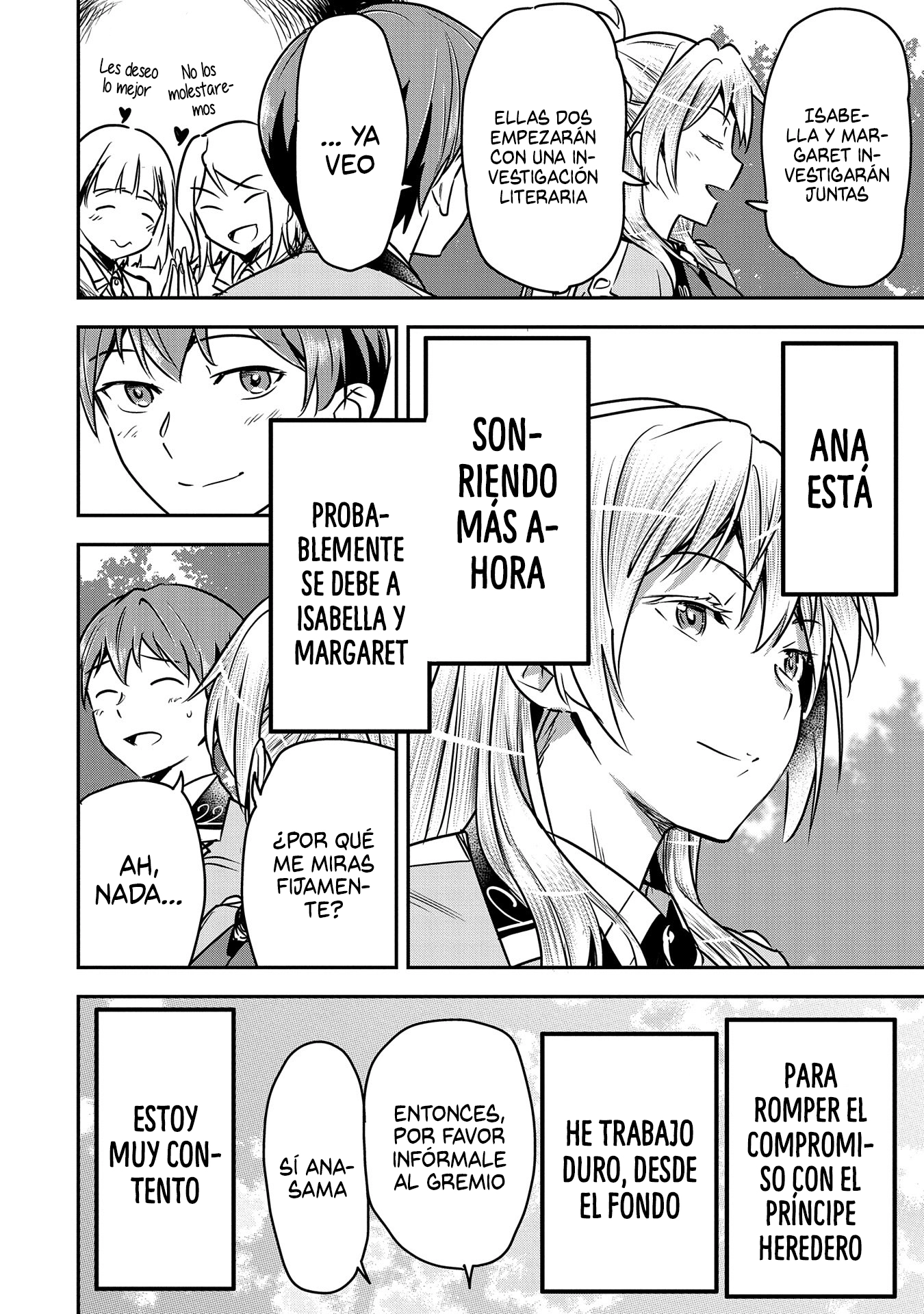 Chōnin A wa Akuyaku Reijō o Dōshite mo Sukuitai Capitulo 27: Profecia y bendición página 12