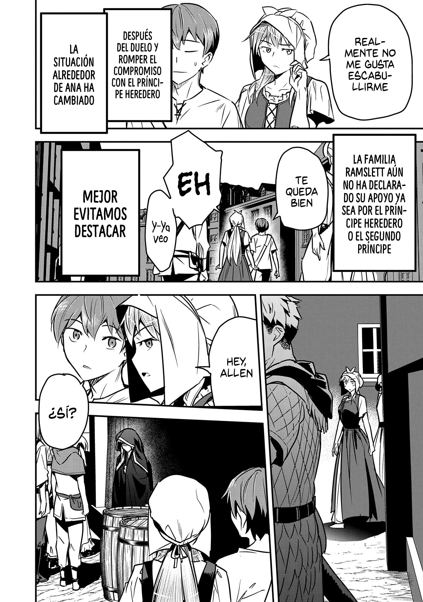 Chōnin A wa Akuyaku Reijō o Dōshite mo Sukuitai Capitulo 27: Profecia y bendición página 14