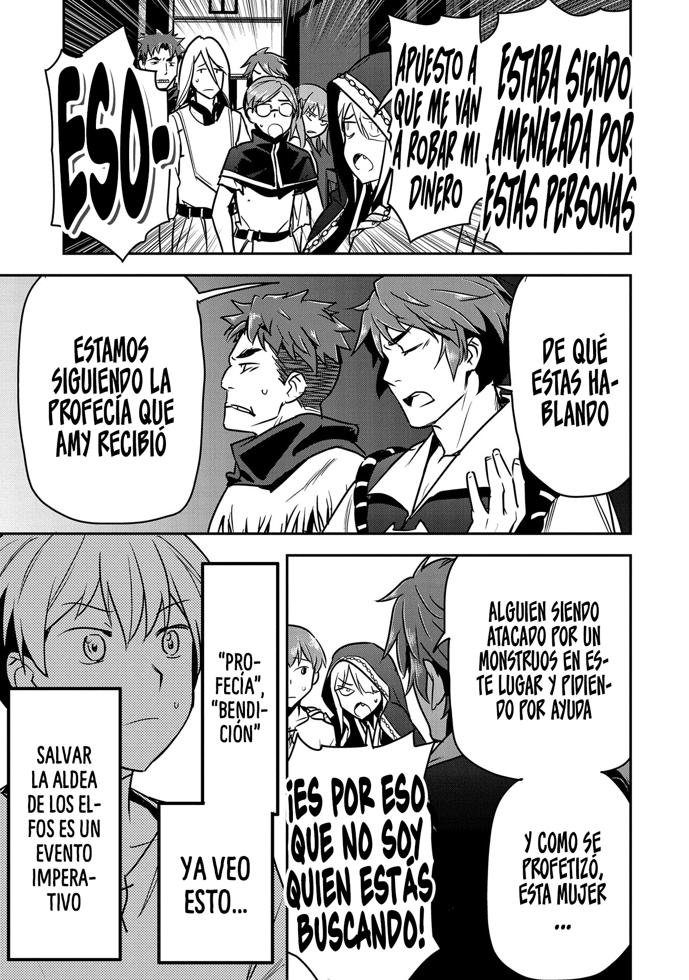 Chōnin A wa Akuyaku Reijō o Dōshite mo Sukuitai Capitulo 27: Profecia y bendición página 19