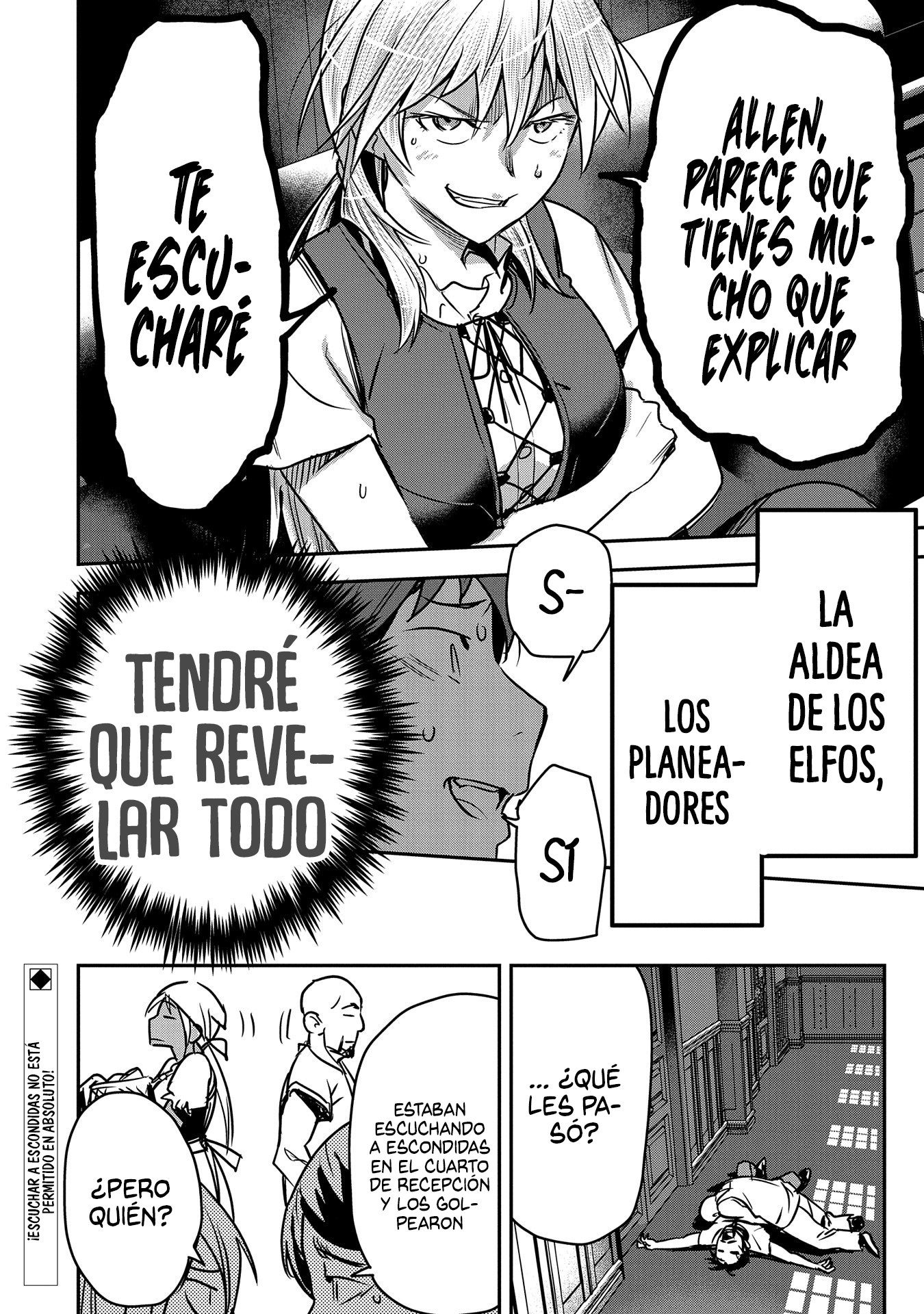 Chōnin A wa Akuyaku Reijō o Dōshite mo Sukuitai Capitulo 27: Profecia y bendición página 28