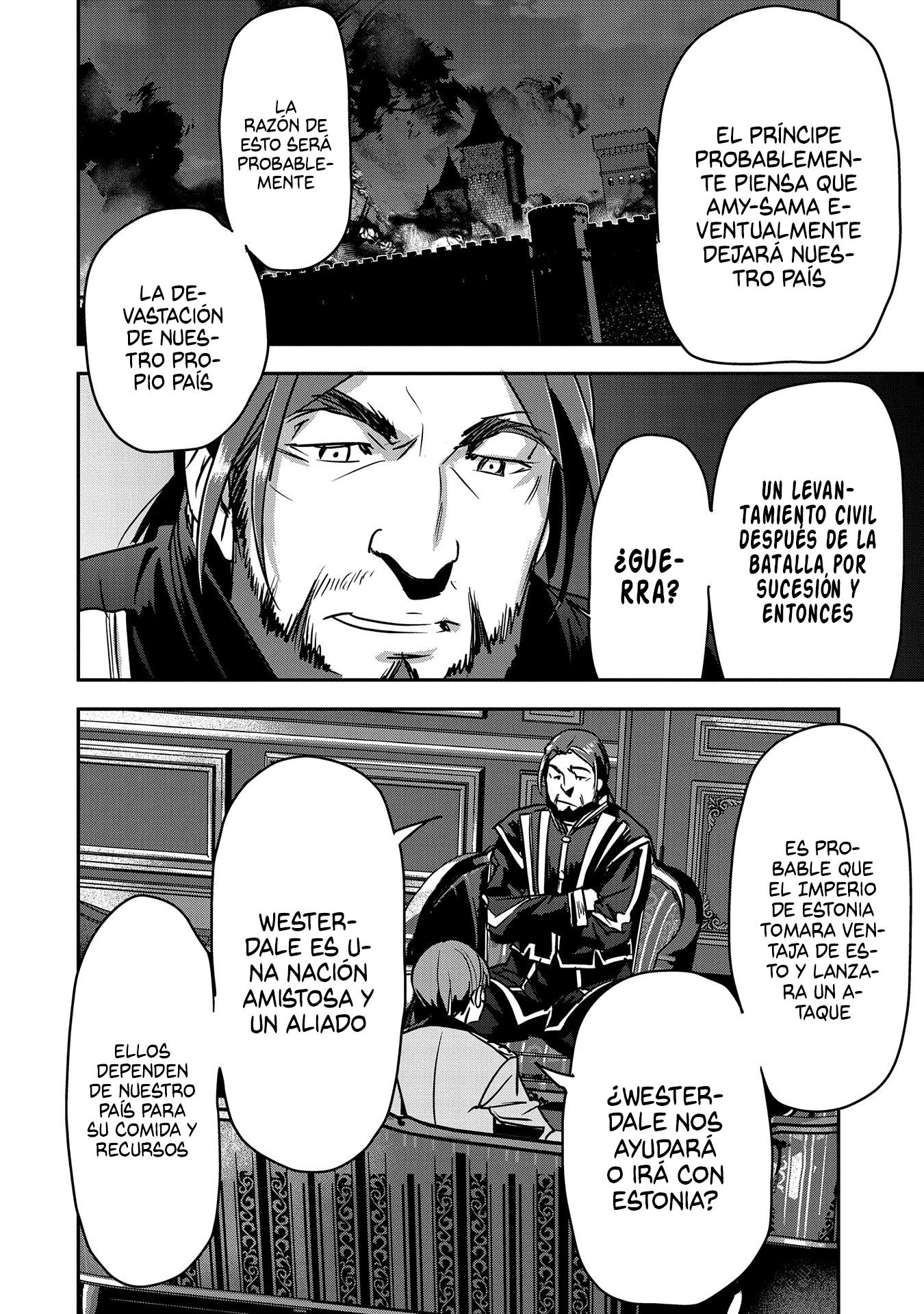 Chōnin A wa Akuyaku Reijō o Dōshite mo Sukuitai Capitulo 27: Profecia y bendición página 4