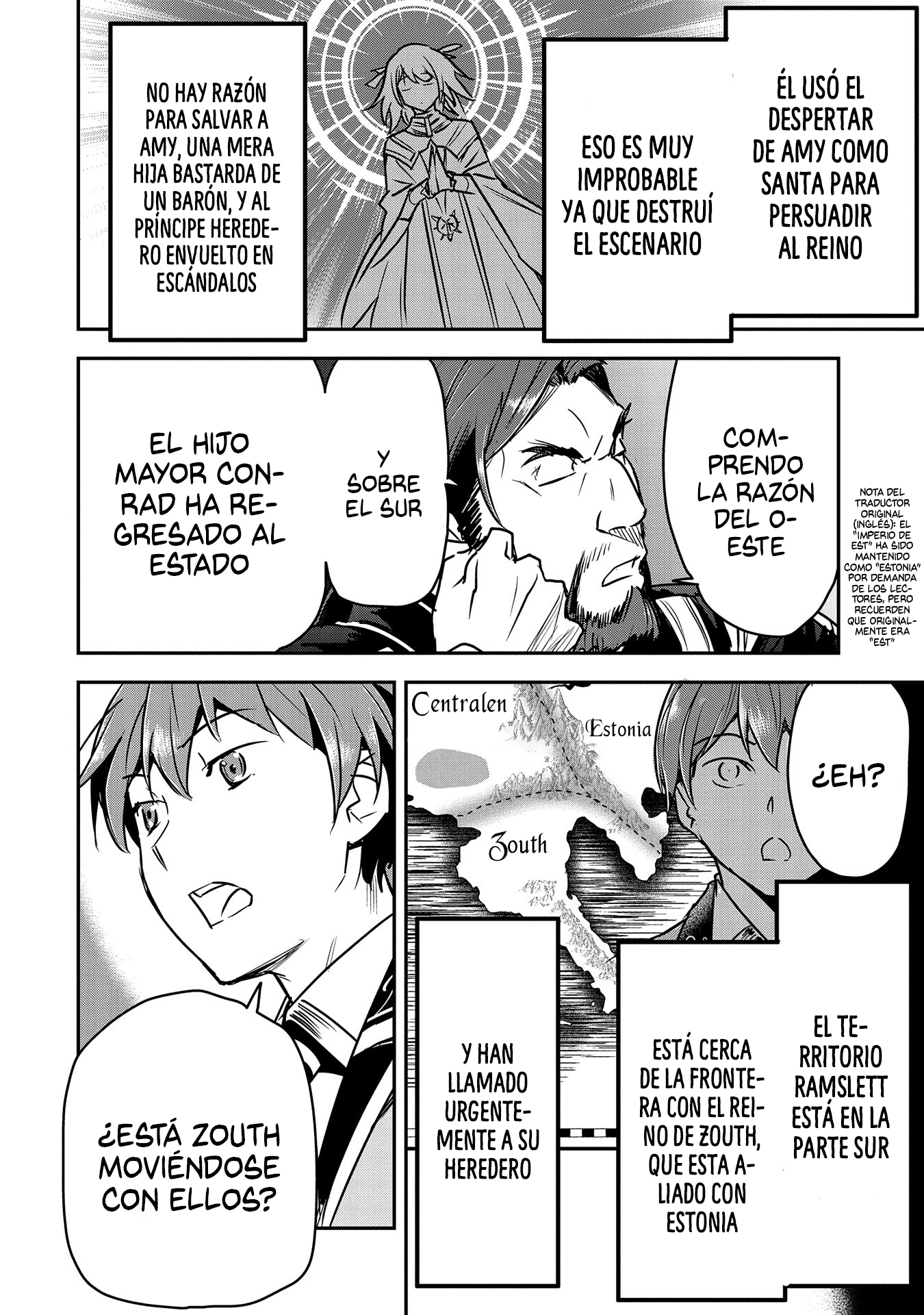 Chōnin A wa Akuyaku Reijō o Dōshite mo Sukuitai Capitulo 27: Profecia y bendición página 6