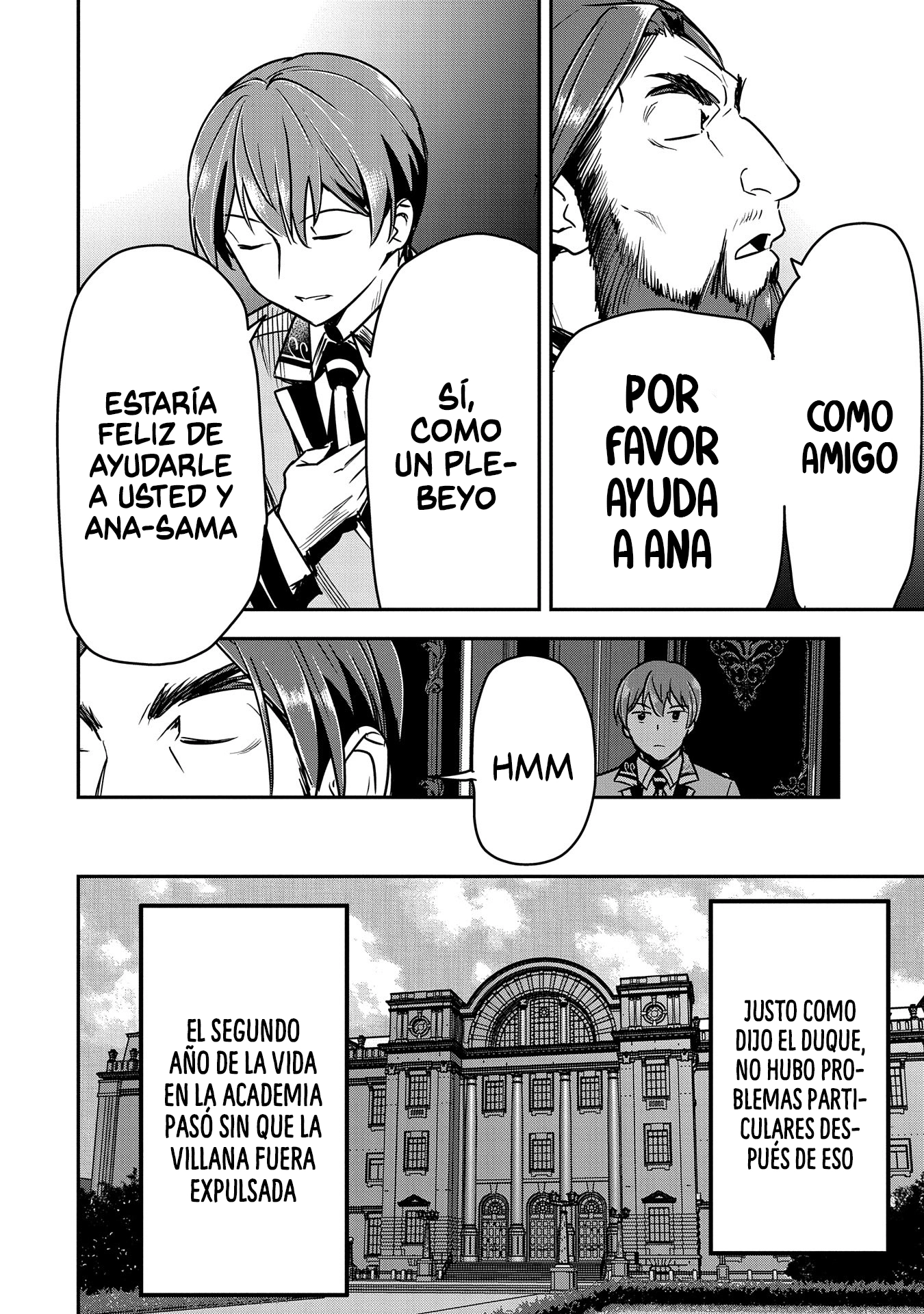 Chōnin A wa Akuyaku Reijō o Dōshite mo Sukuitai Capitulo 27: Profecia y bendición página 8