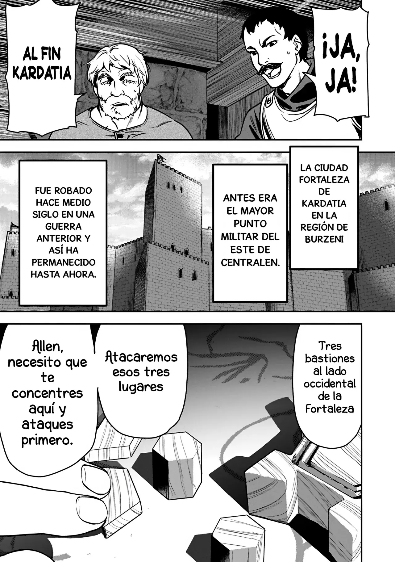 Chōnin A wa Akuyaku Reijō o Dōshite mo Sukuitai Capitulo 37: Consejo Militar página 10