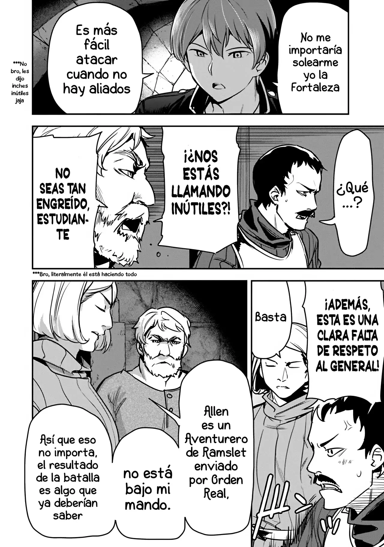 Chōnin A wa Akuyaku Reijō o Dōshite mo Sukuitai Capitulo 37: Consejo Militar página 11