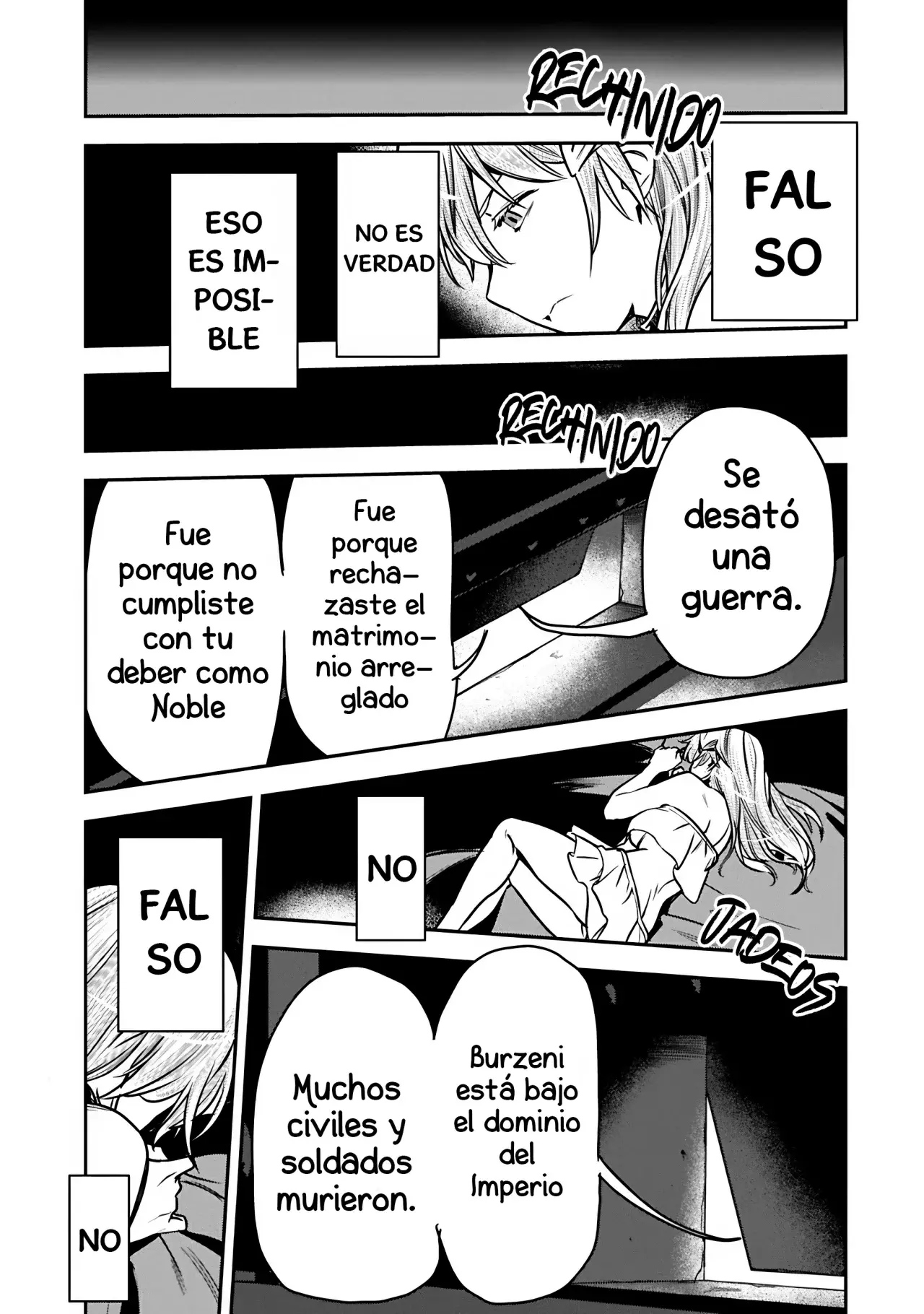 Chōnin A wa Akuyaku Reijō o Dōshite mo Sukuitai Capitulo 37: Consejo Militar página 16