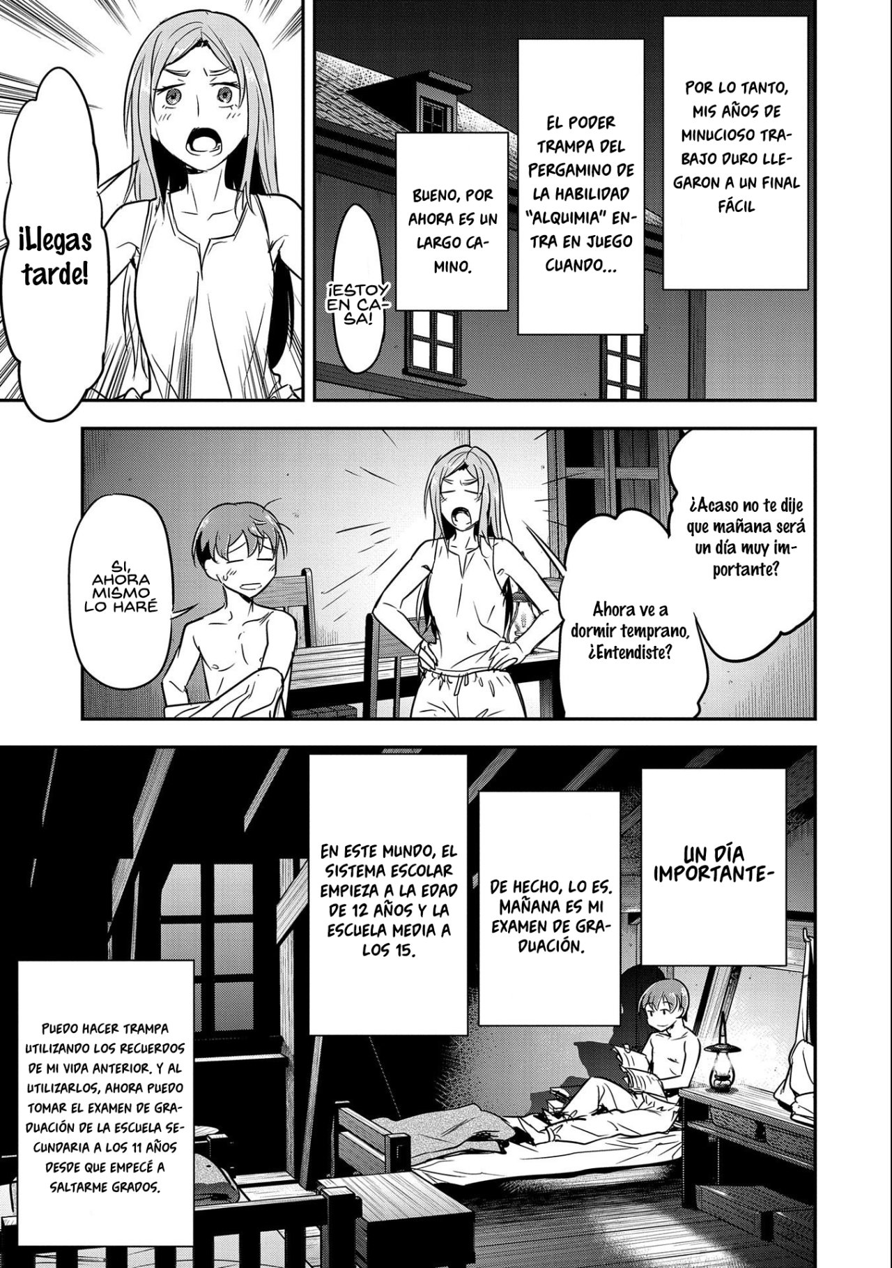 Chōnin A wa Akuyaku Reijō o Dōshite mo Sukuitai Capitulo 4: Graduación página 10