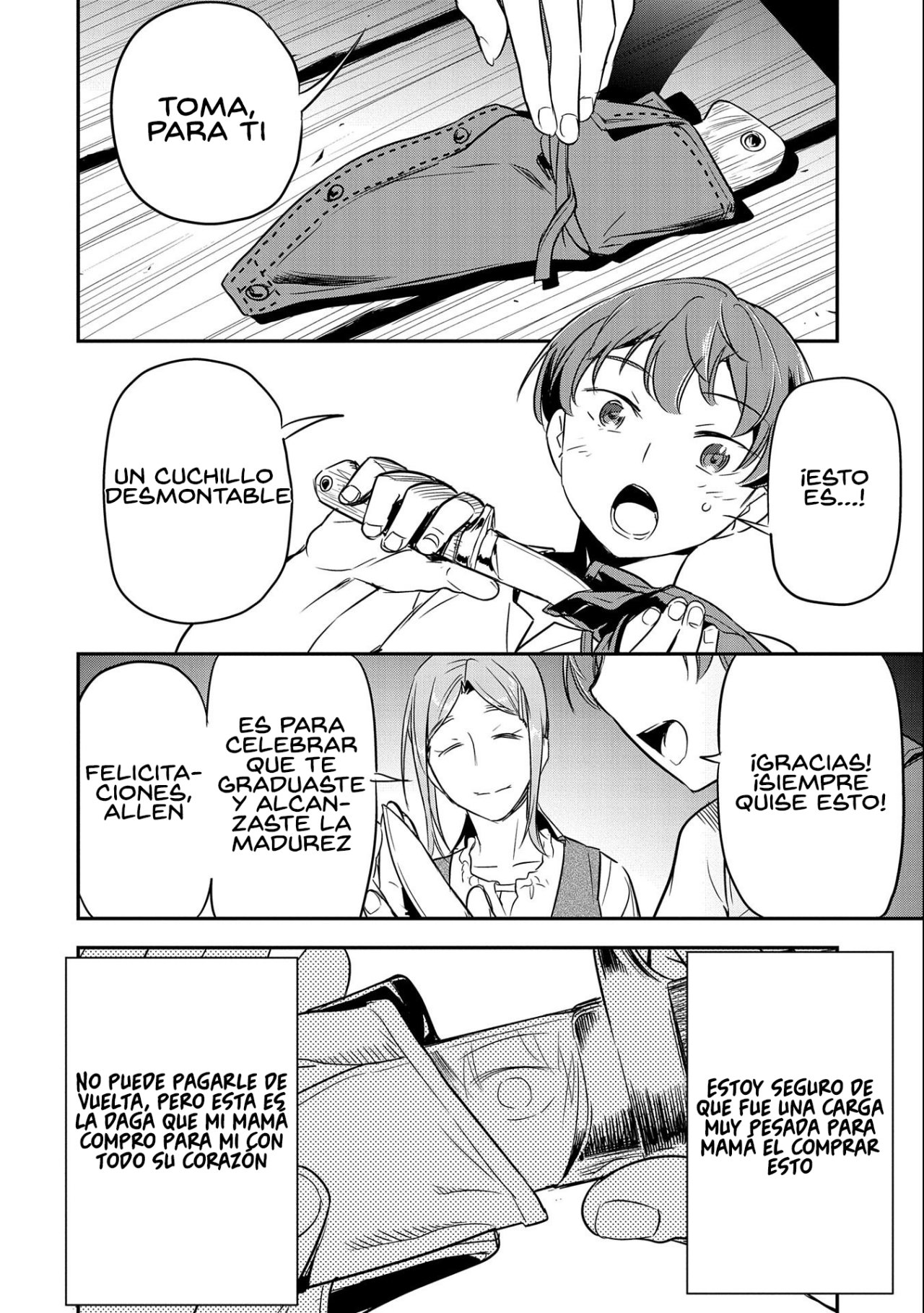 Chōnin A wa Akuyaku Reijō o Dōshite mo Sukuitai Capitulo 4: Graduación página 17