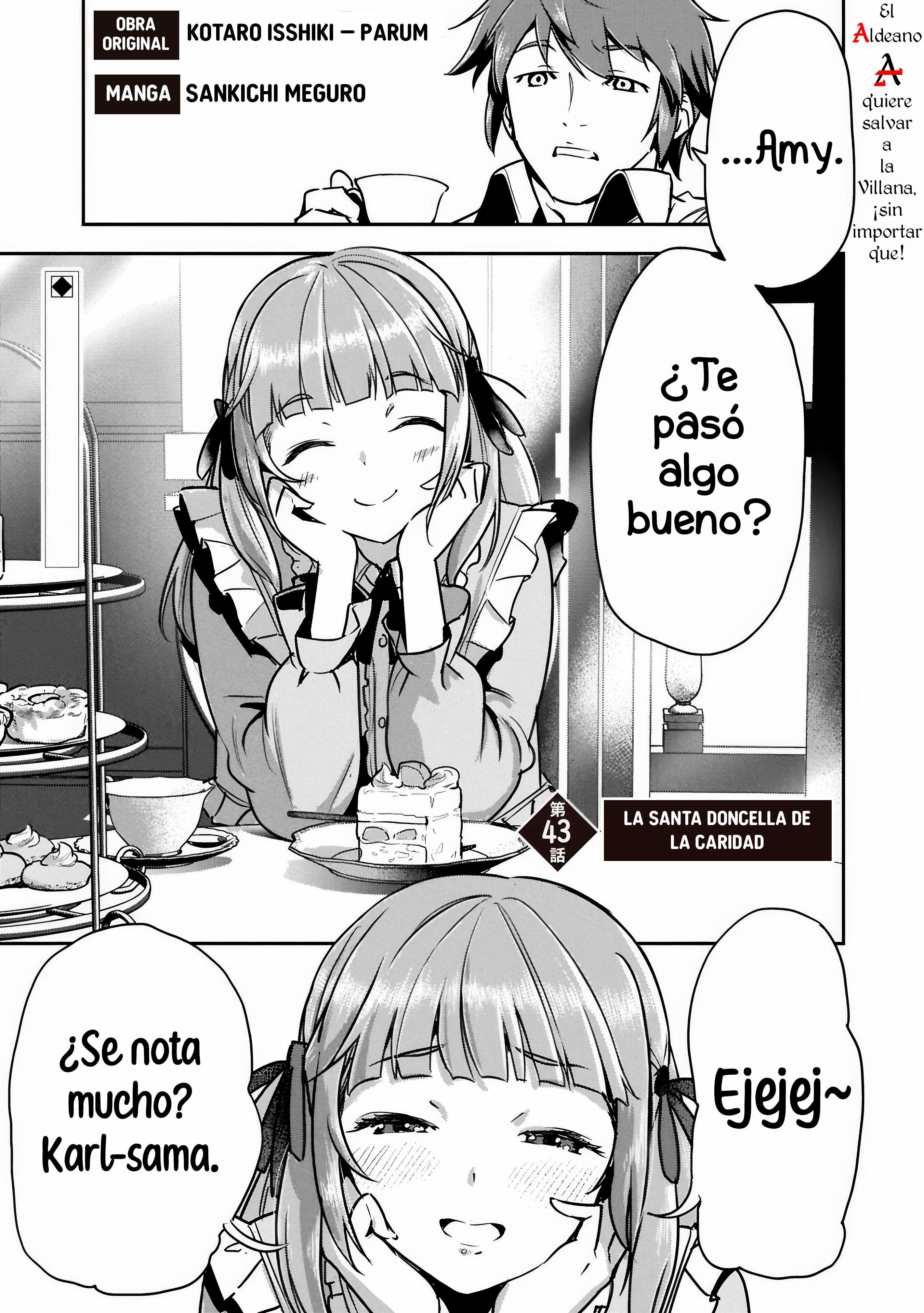 Chōnin A wa Akuyaku Reijō o Dōshite mo Sukuitai Capitulo 43.1 página 7