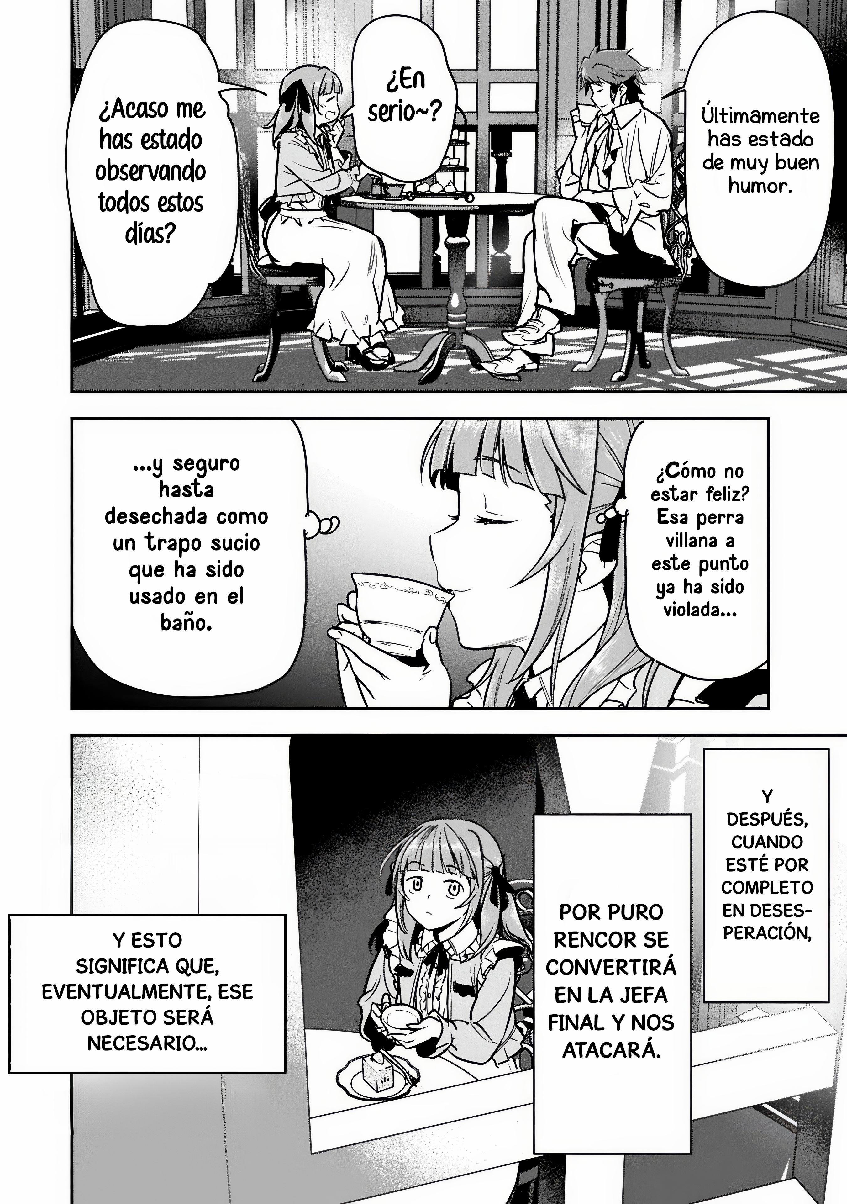Chōnin A wa Akuyaku Reijō o Dōshite mo Sukuitai Capitulo 43.1 página 8