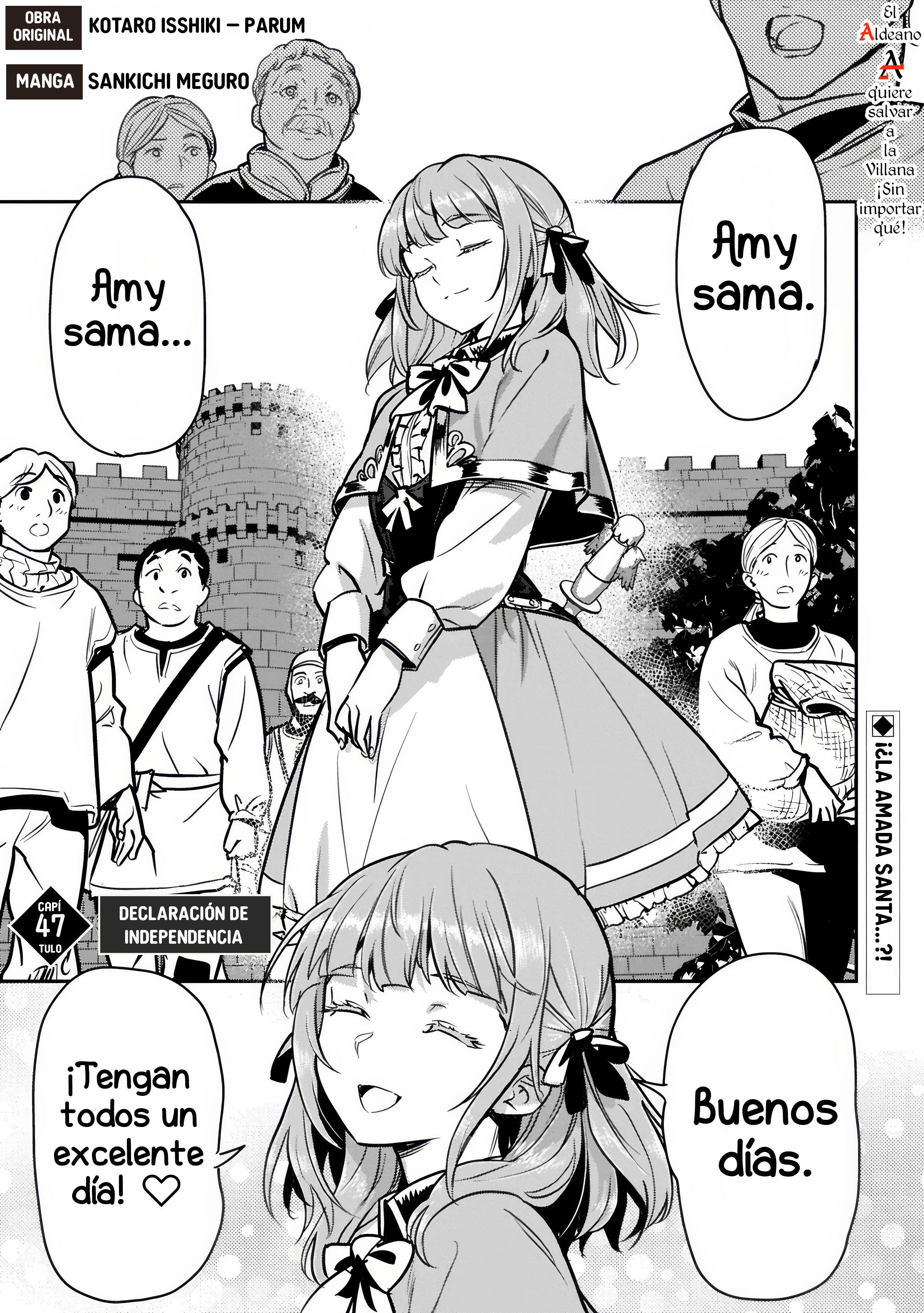 Chōnin A wa Akuyaku Reijō o Dōshite mo Sukuitai Capitulo 47.1 página 7