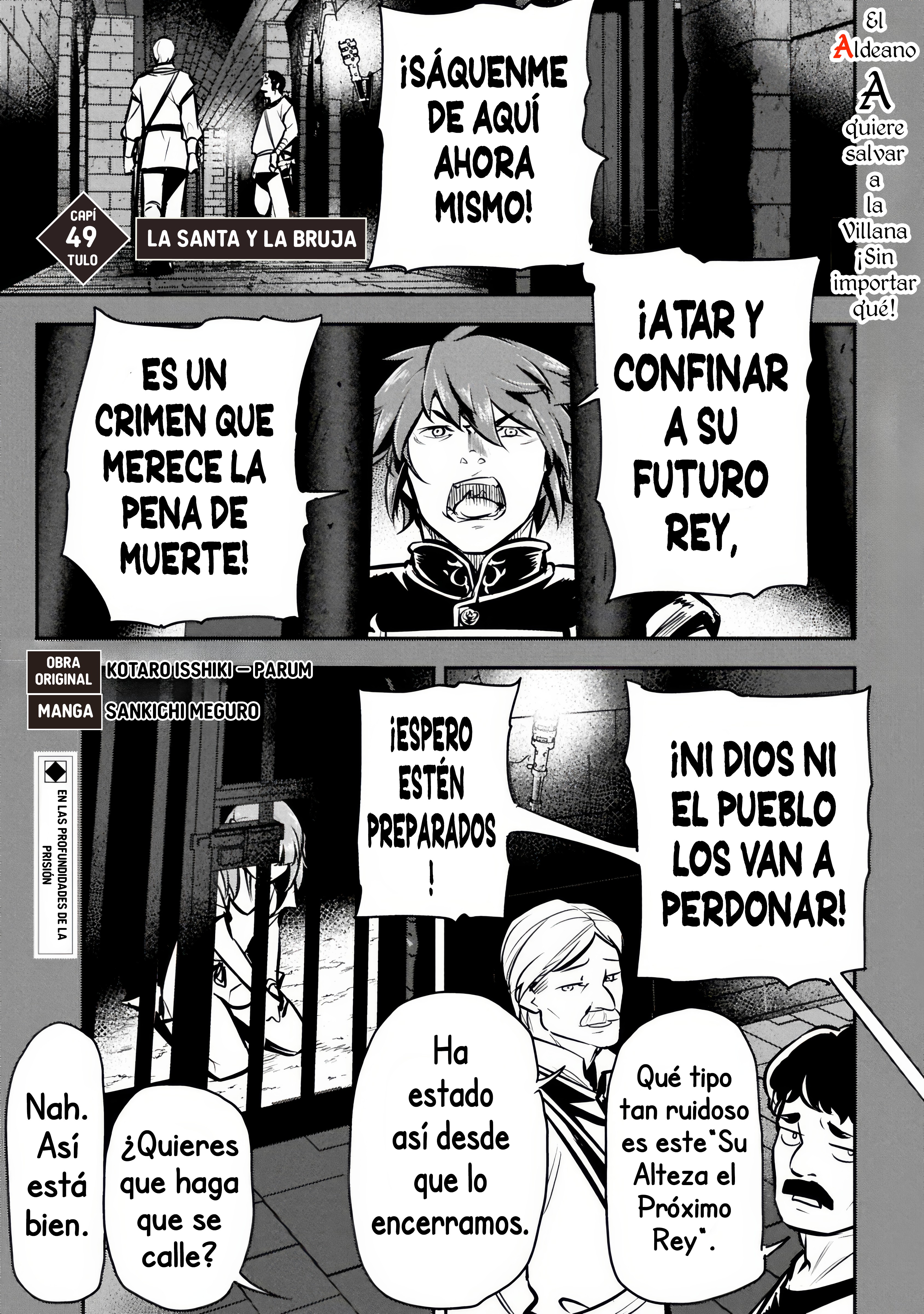 Chōnin A wa Akuyaku Reijō o Dōshite mo Sukuitai Capitulo 49.1 página 6